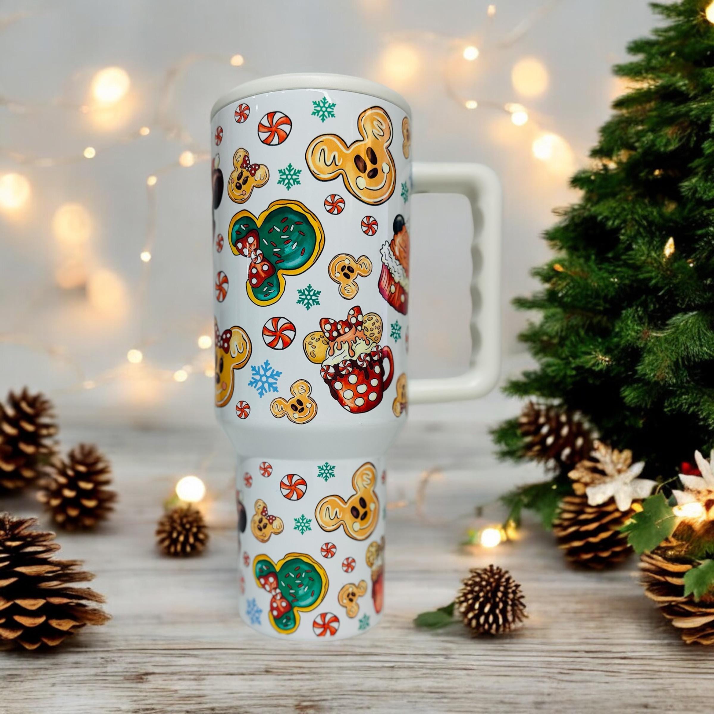 Disney Christmas Snacks 40 OZ Tumbler Simple Modern Style