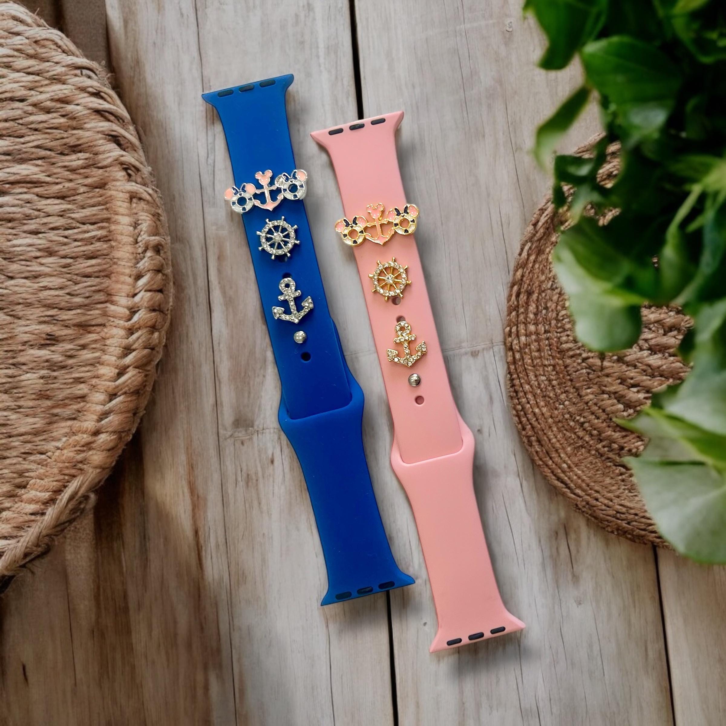 Disney Cruise Apple Watch Band with Charms Mickey Minnie Jewelry