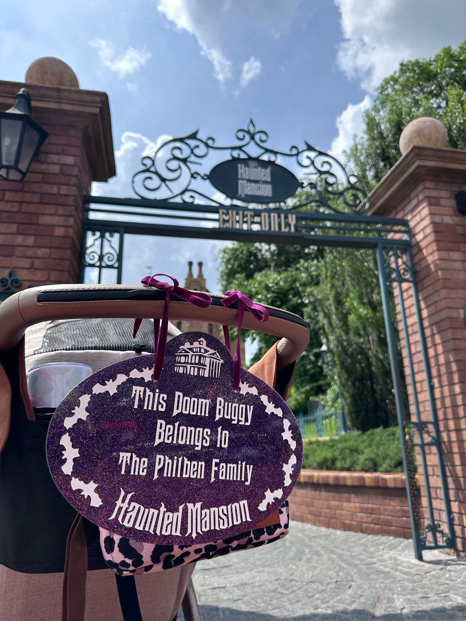 Disney Haunted Mansion Stroller Tag Bag Tag