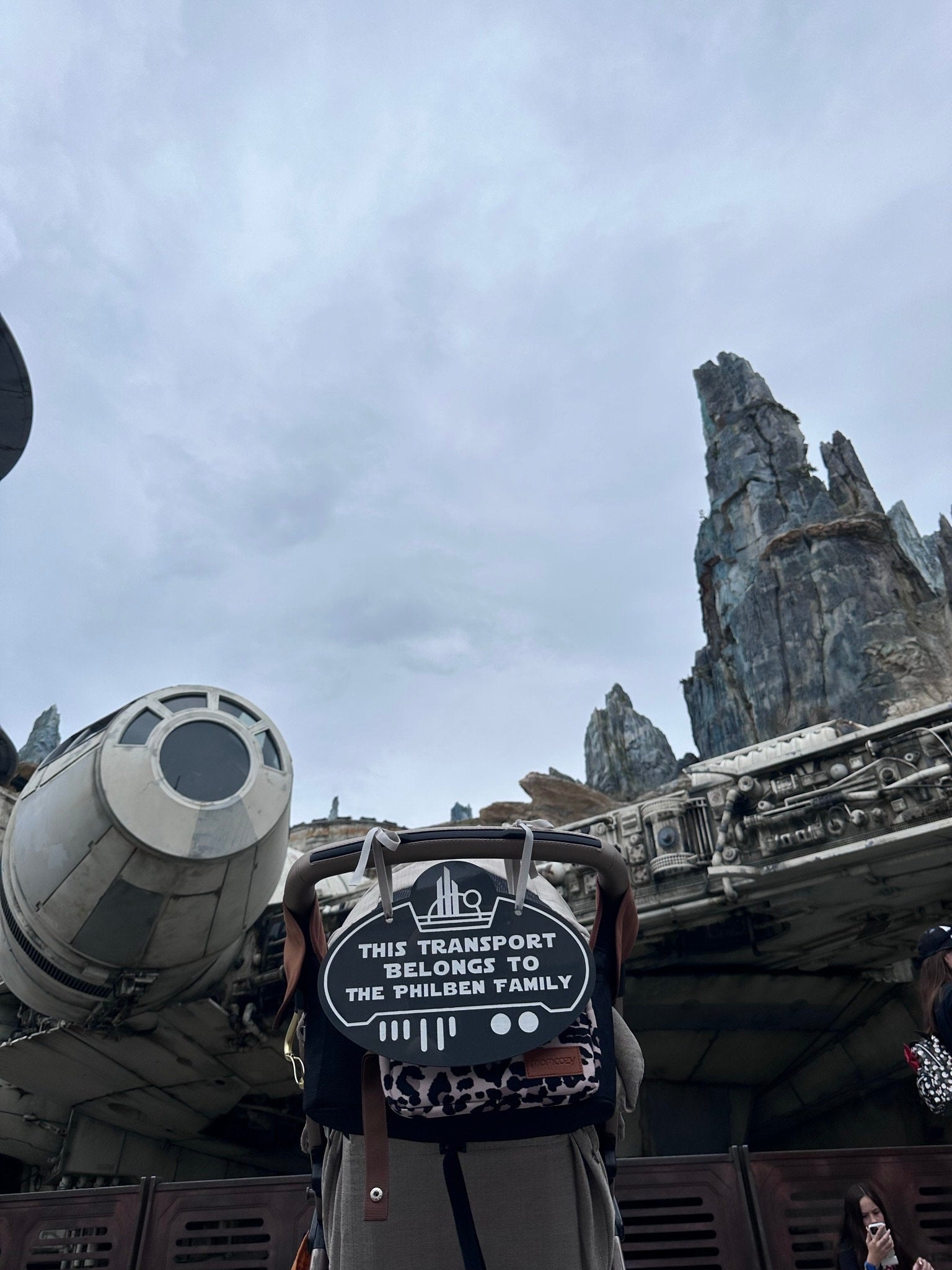 Star Wars Inspired Stroller Tag