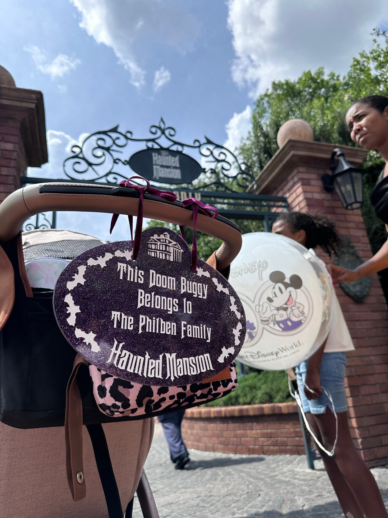 Disney Haunted Mansion Stroller Tag Bag Tag