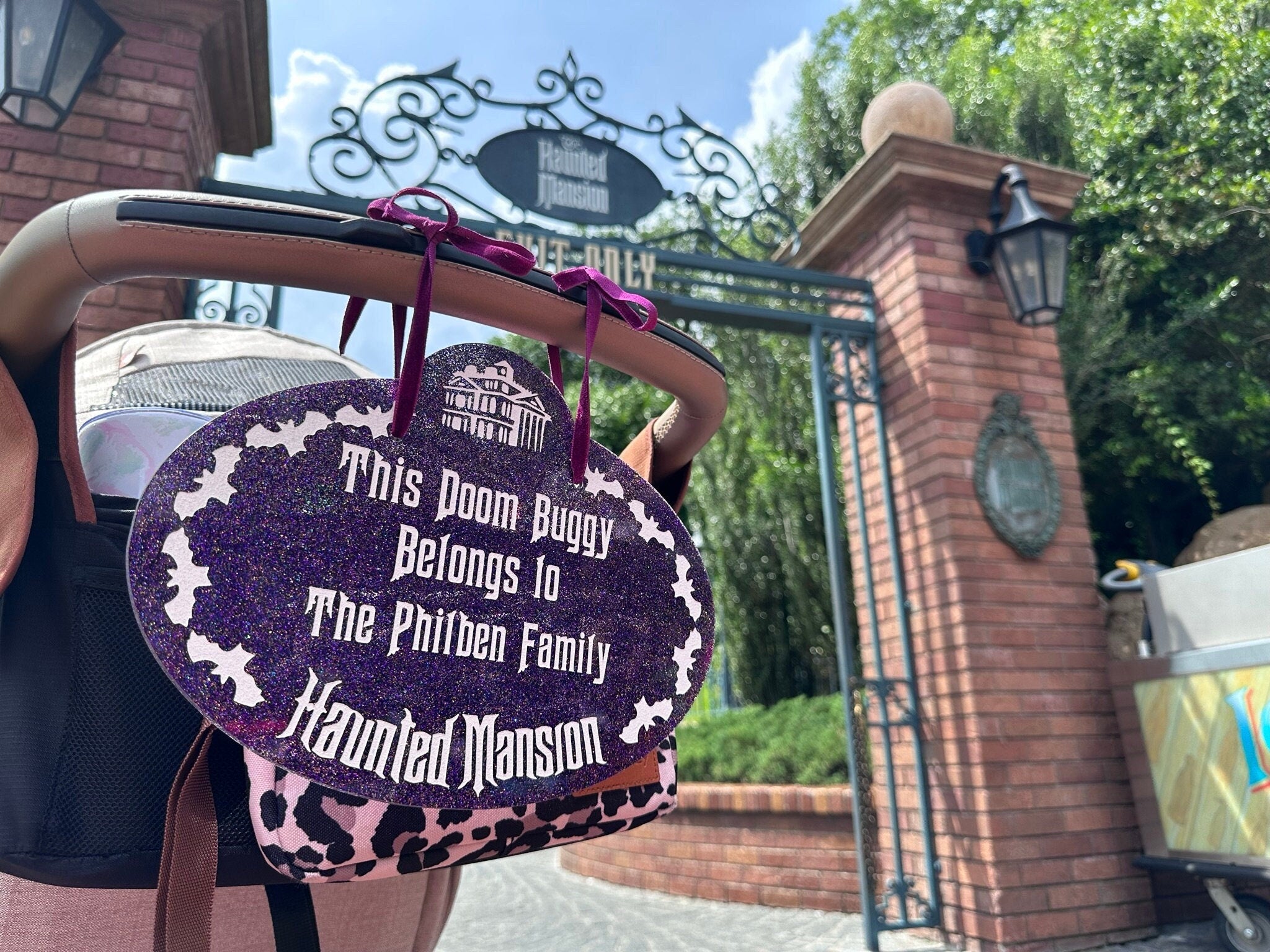 Disney Haunted Mansion Stroller Tag Bag Tag