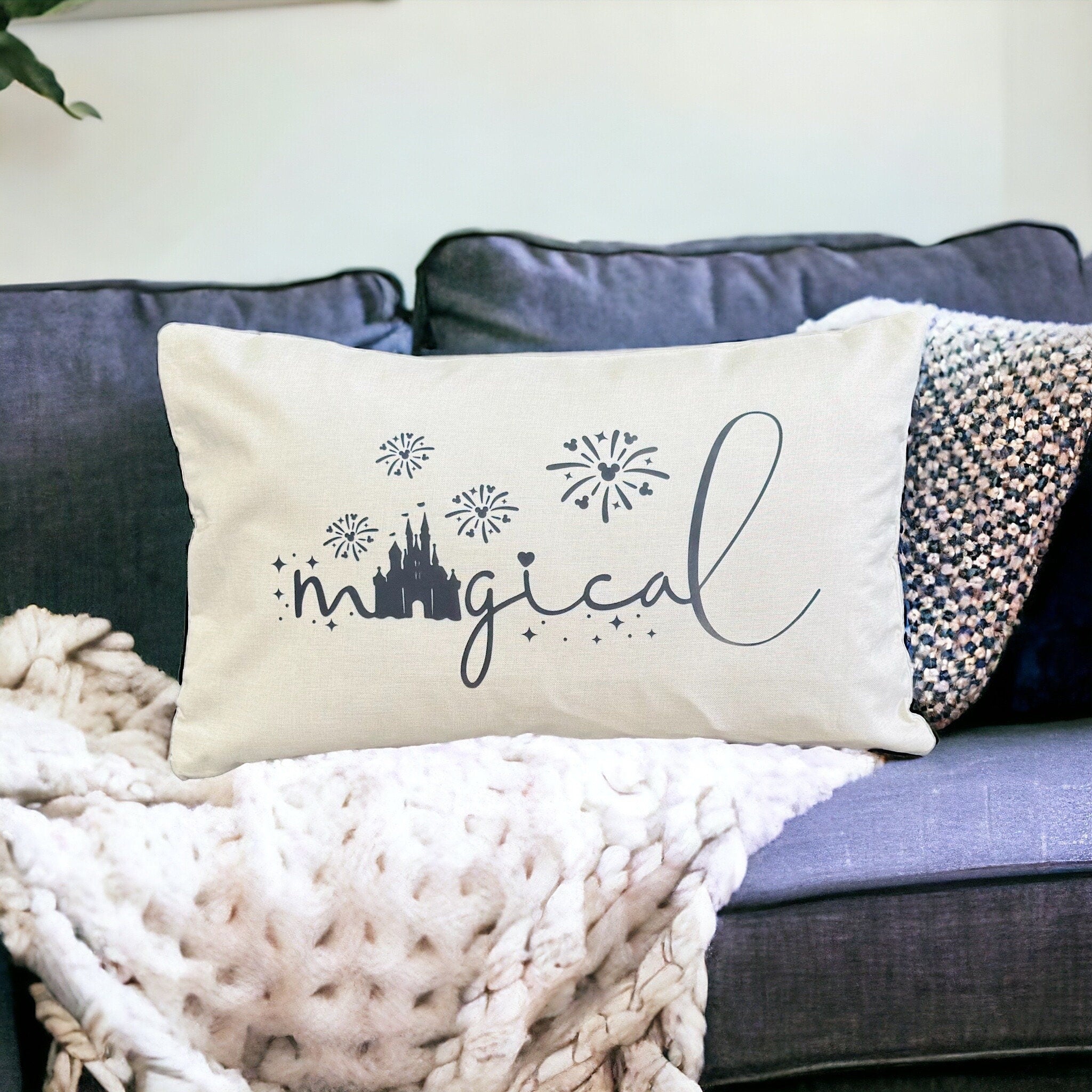 Disney Magical Castle Decorative Throw Pillow