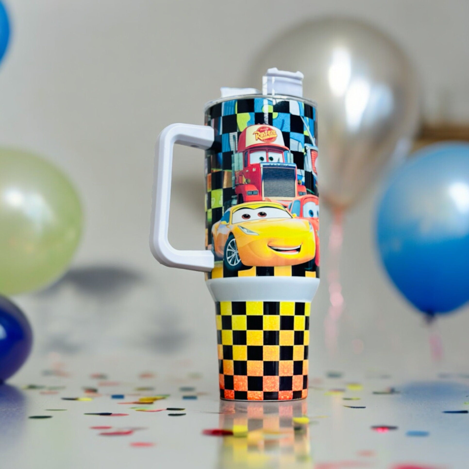 Disney Cars 40 OZ Stanley Style Tumbler