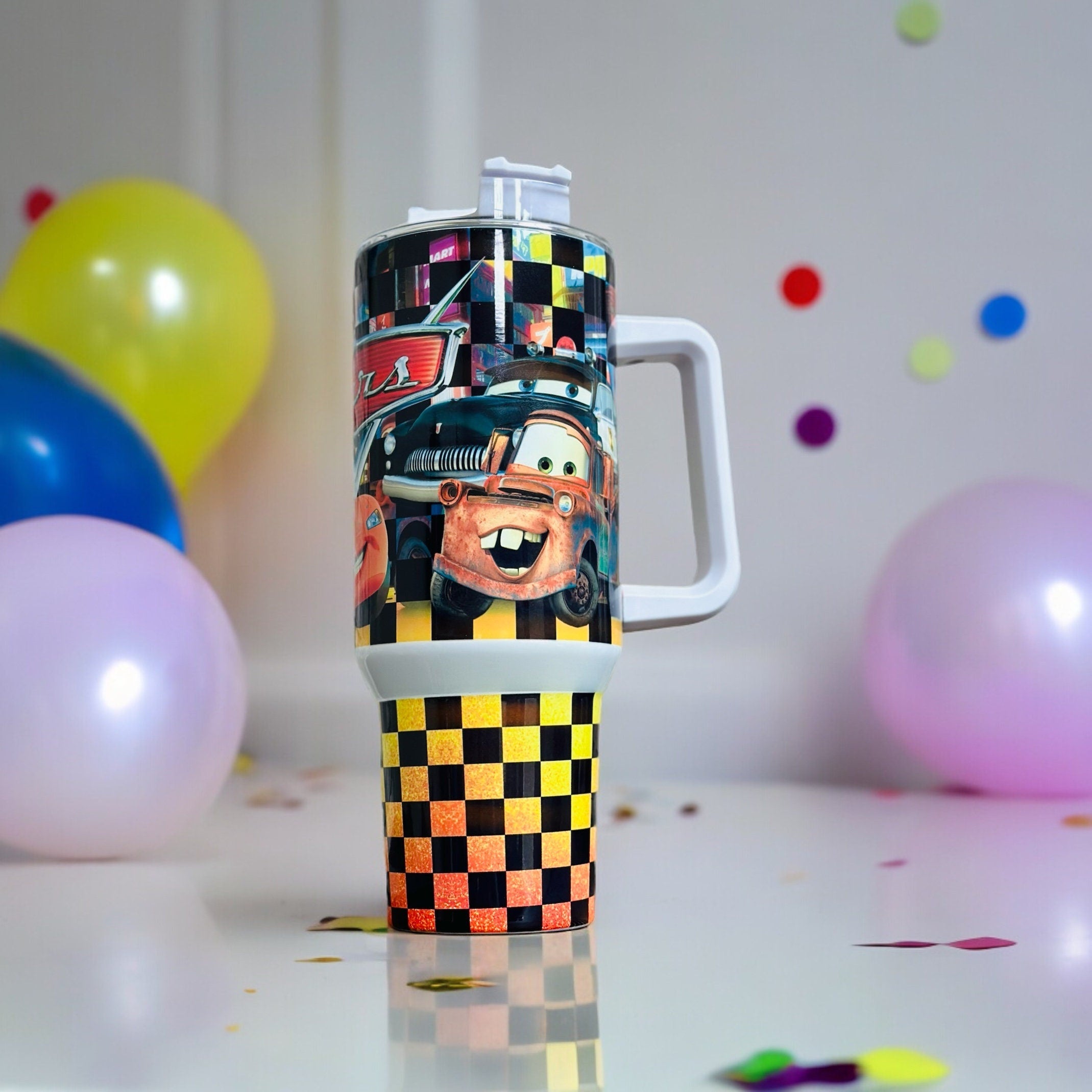 Disney Cars 40 OZ Stanley Style Tumbler
