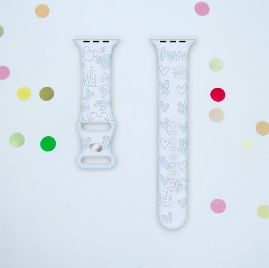 Disney Inspired Engraved Apple Watch Band