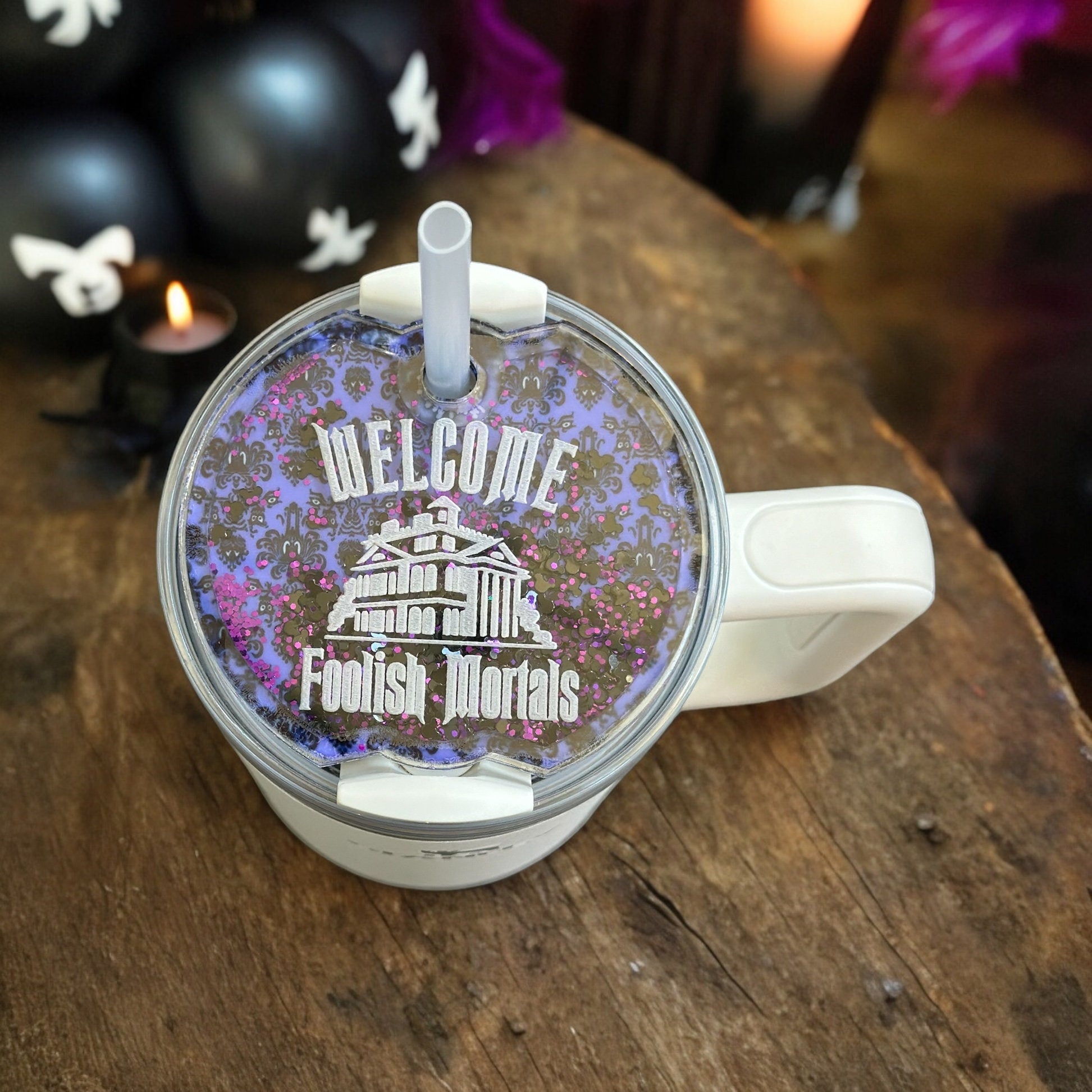 Haunted Mansion Stanley Tumbler Shaker Topper
