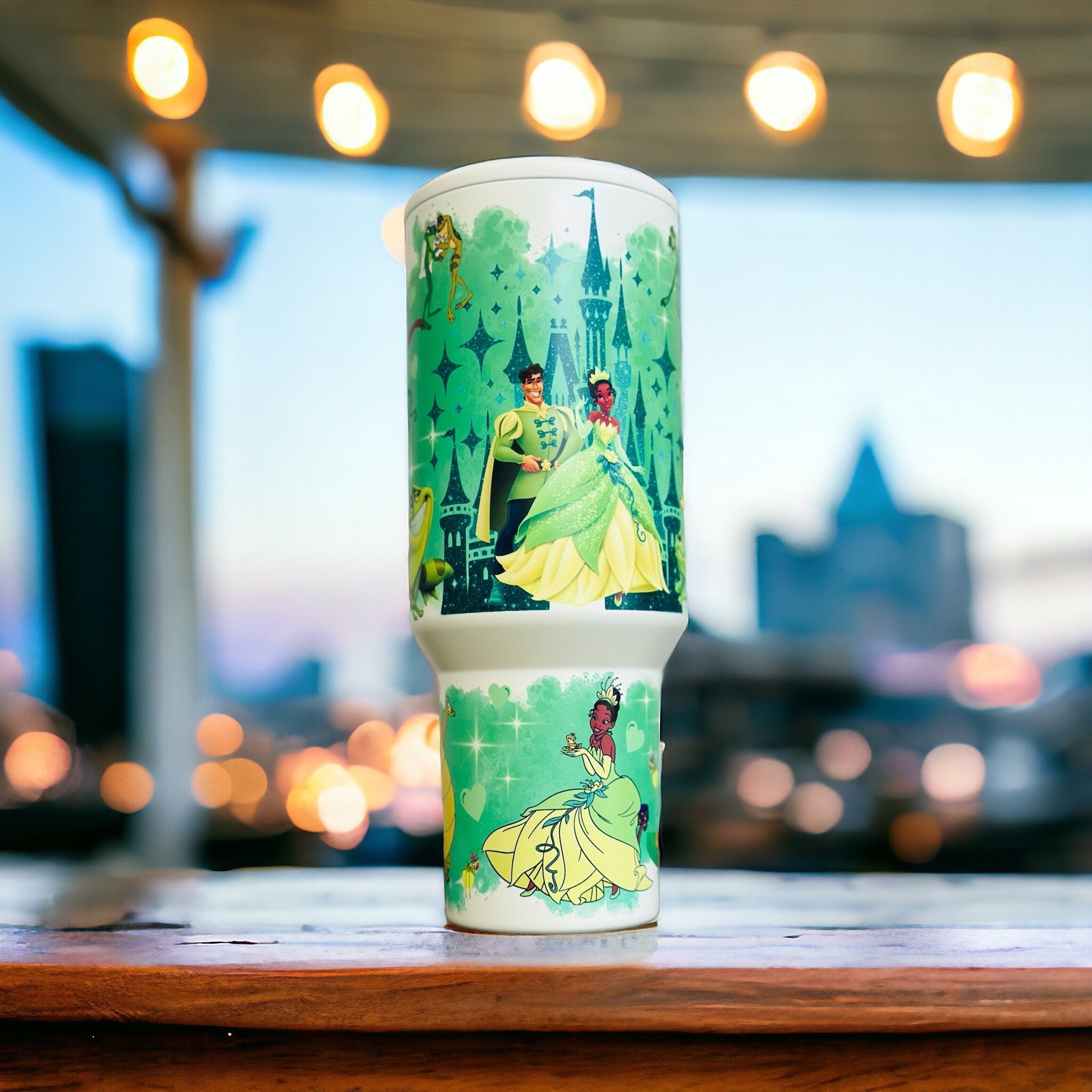 Disney Tianaâ€™s Bayou Princess Frog 40 OZ Tumbler