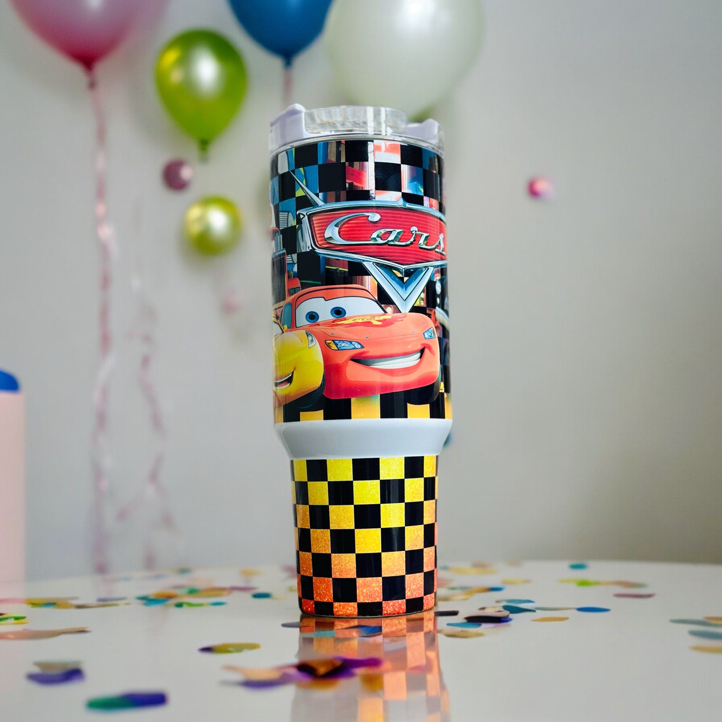 Disney Cars 40 OZ Stanley Style Tumbler
