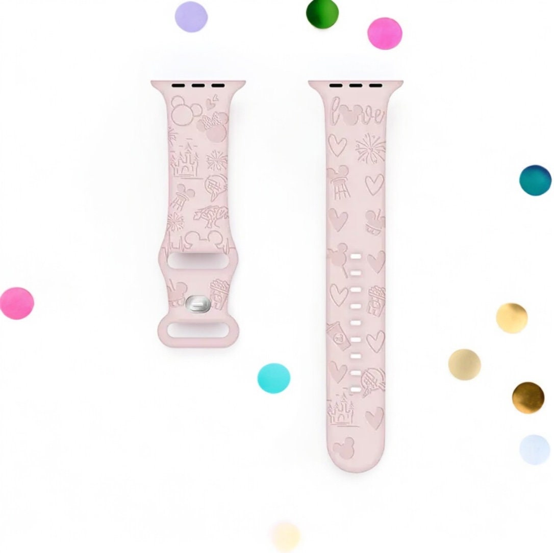 Disney Inspired Engraved Apple Watch Band