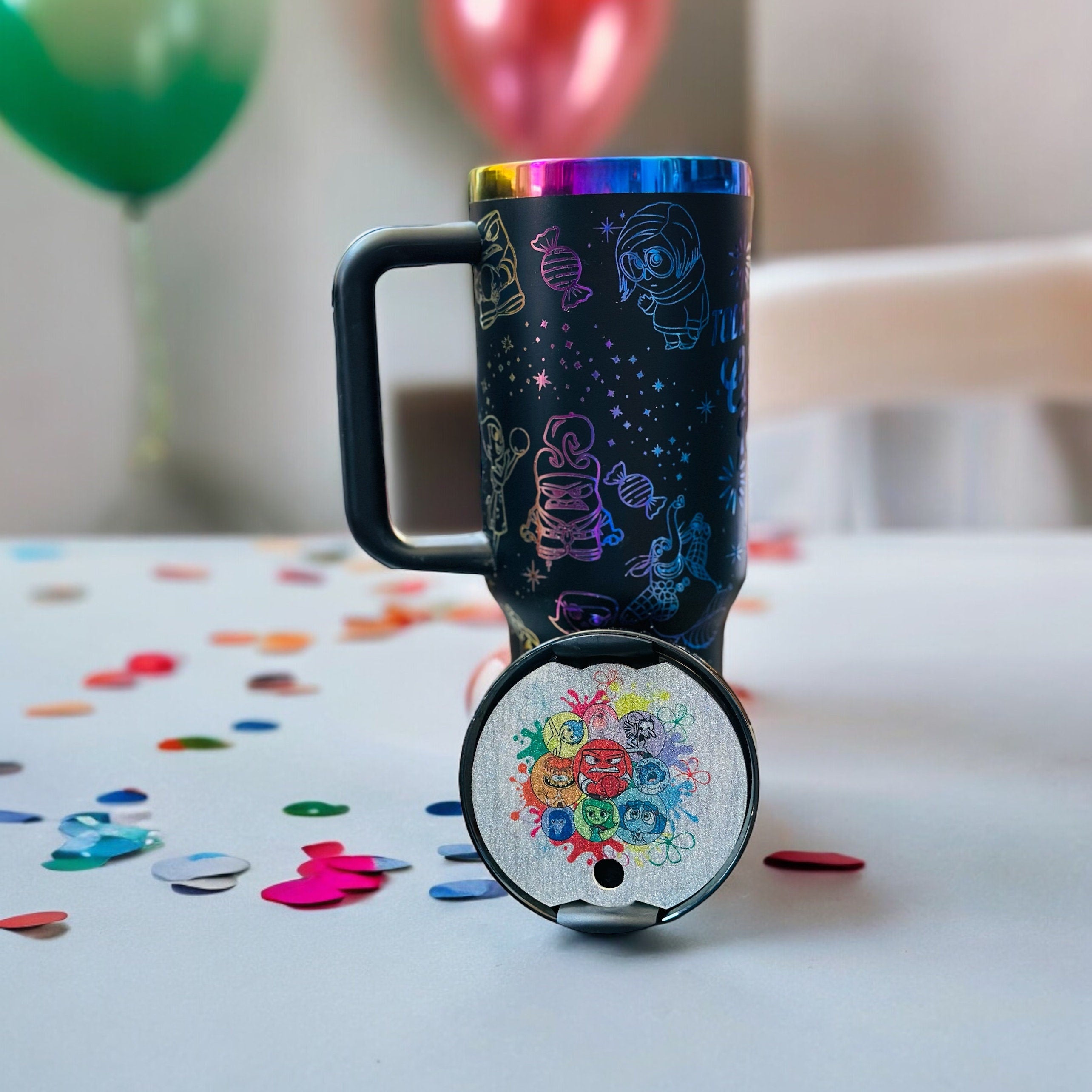 Inside Out 40 OZ Engraved Tumbler with Topper