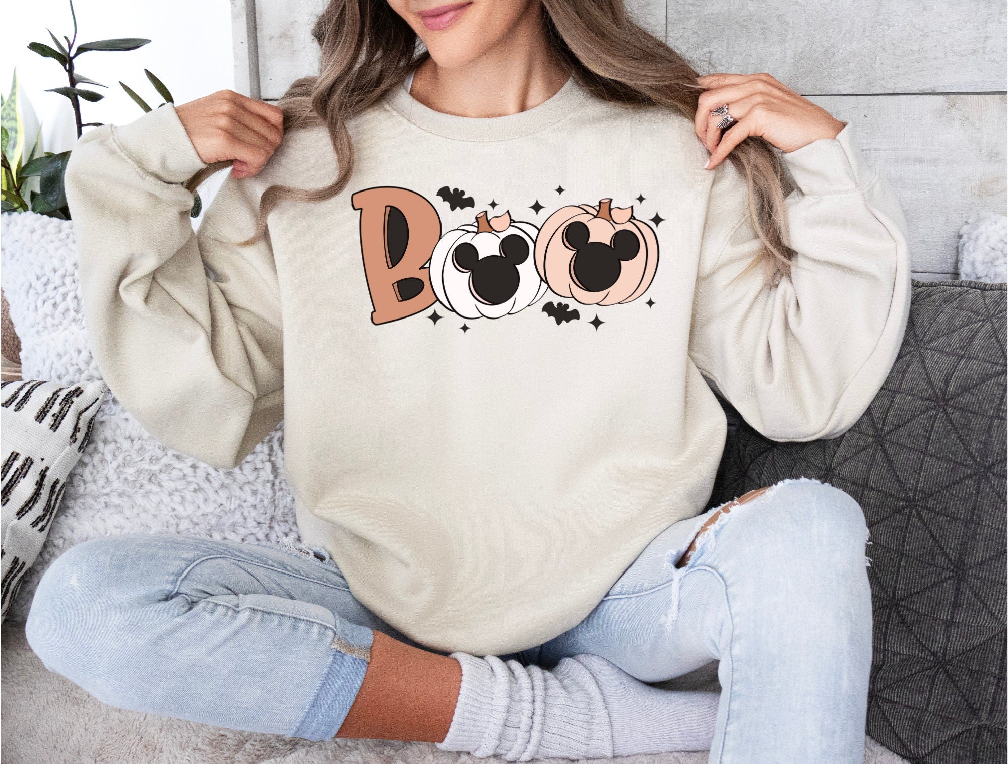 Disney Pumpkin Mickey Boo Sweatshirt