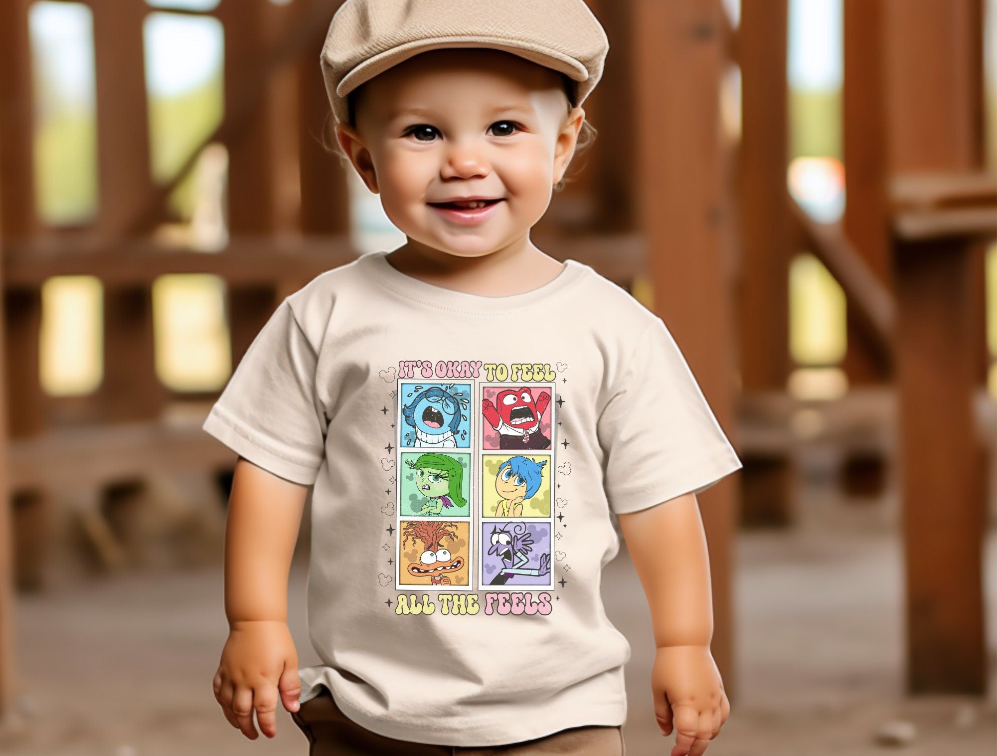 Inside Out 2 Toddler Feel All The Feels T-Shirt