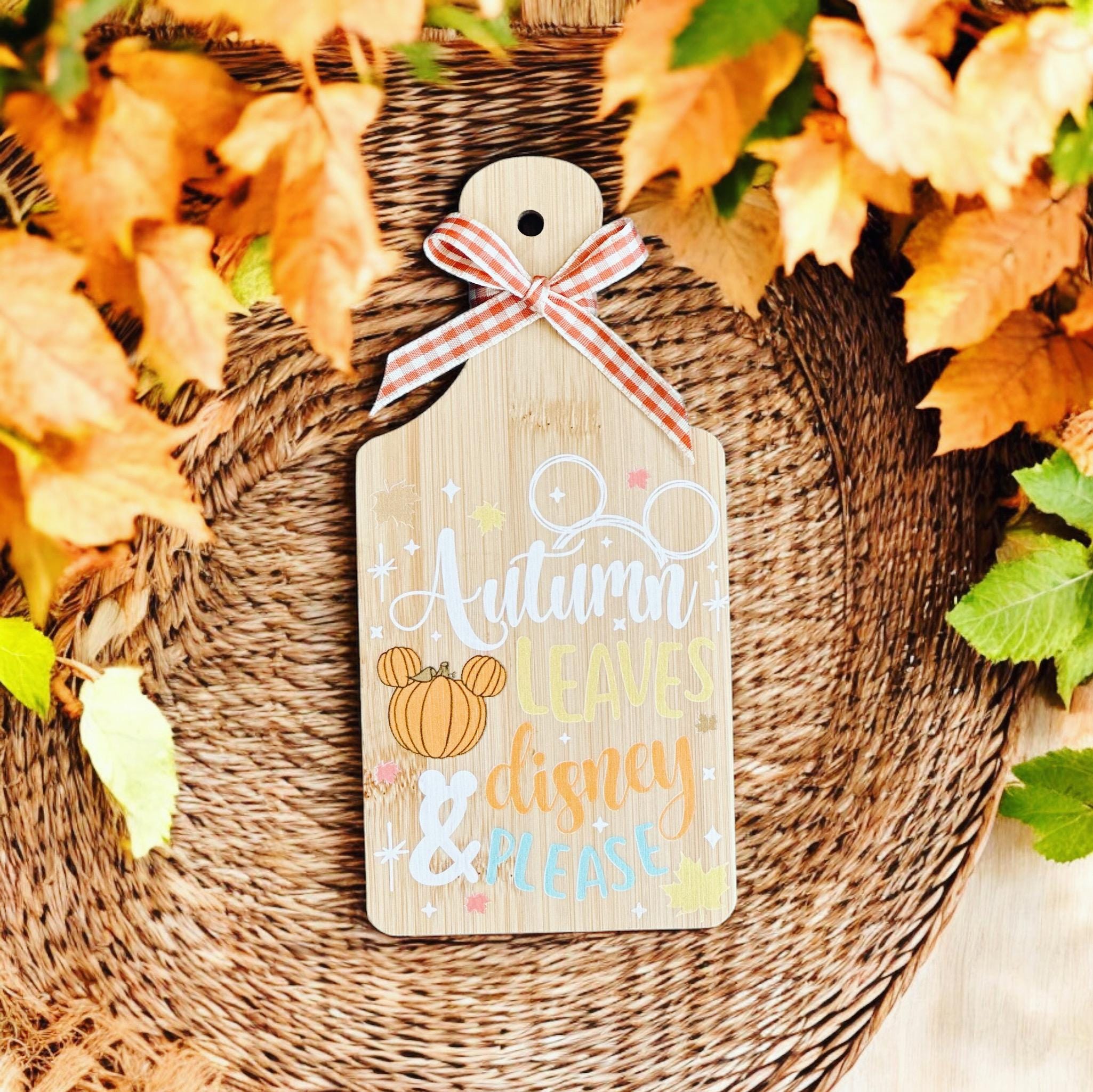 Disney Mickey Fall Tiered Tray Sign