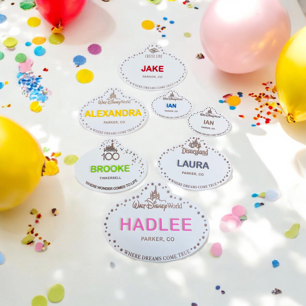 Disney Cast Member Name Tag Sign