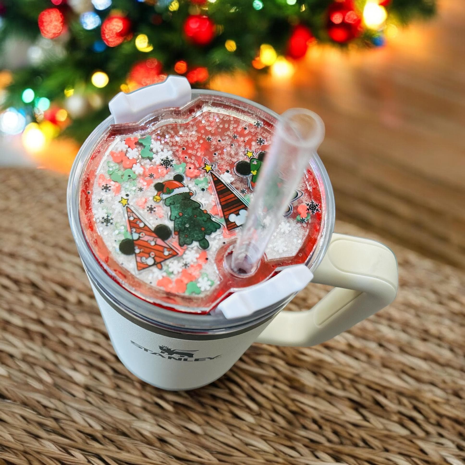 Disney Christmas Mickey Stanley Shaker Topper