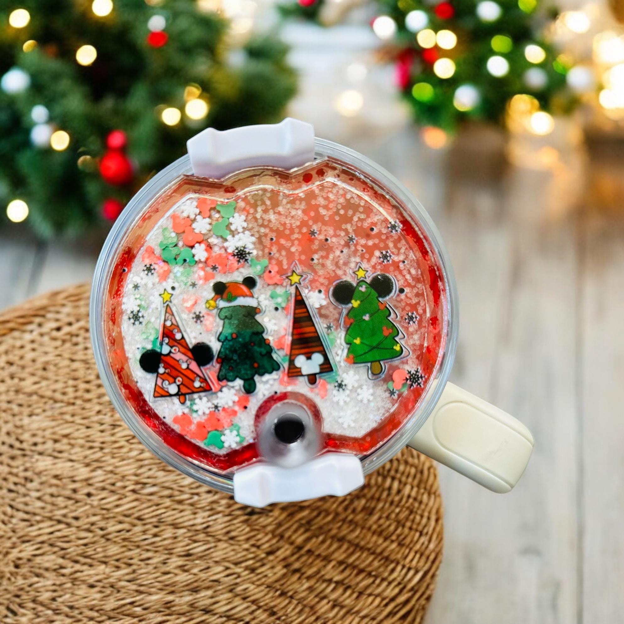 Disney Christmas Mickey Stanley Shaker Topper