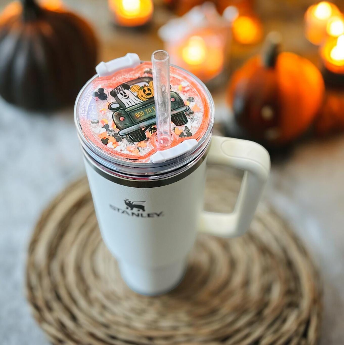 Disney Halloween Boo To You Stanley Shaker Topper