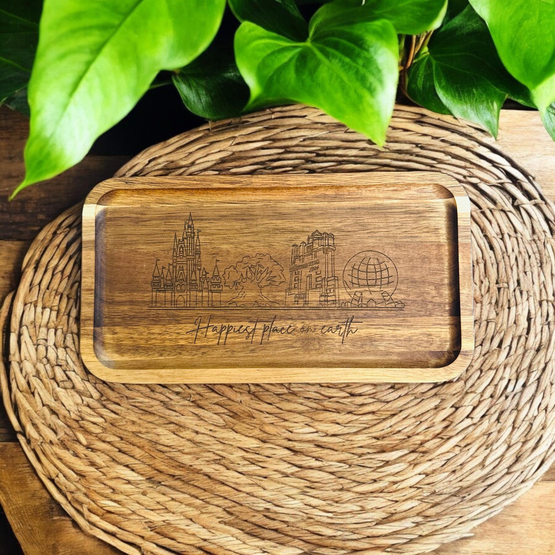 Disney Four Parks Valet Tray Dough Bowl Home Decor