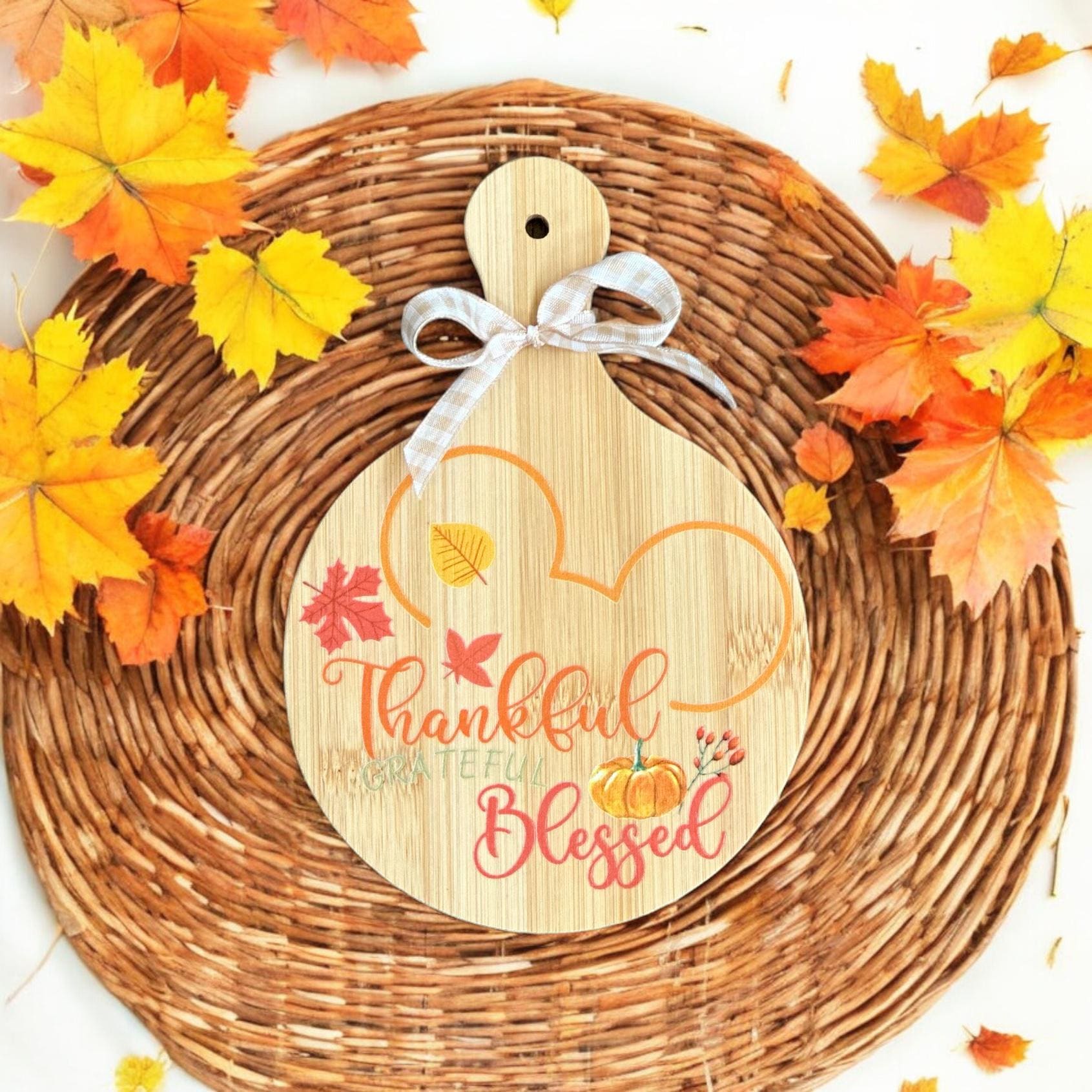 Disney Mickey Fall Tiered Tray Sign