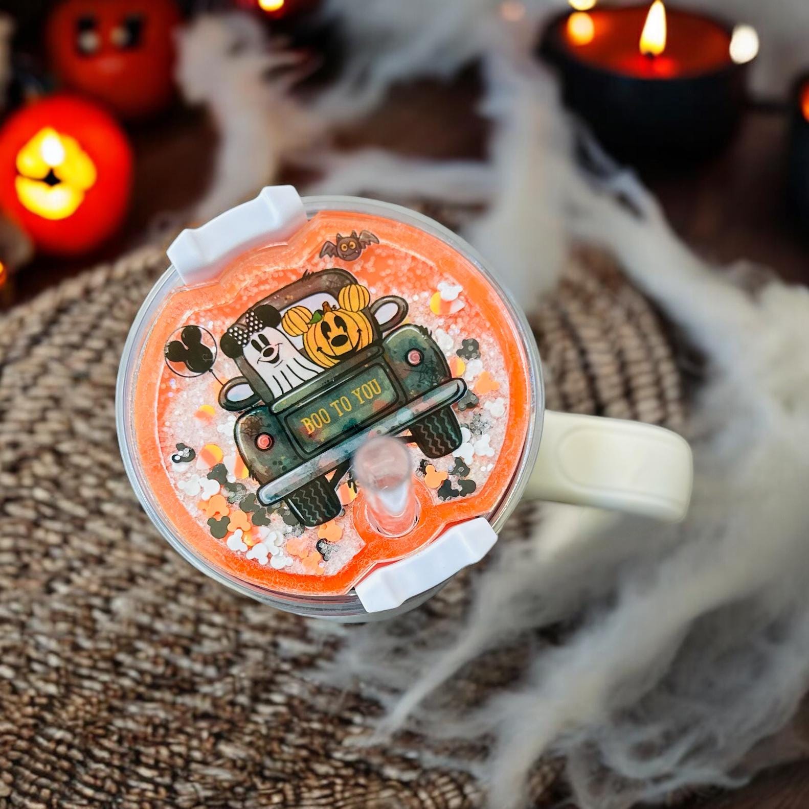 Disney Halloween Boo To You Stanley Shaker Topper