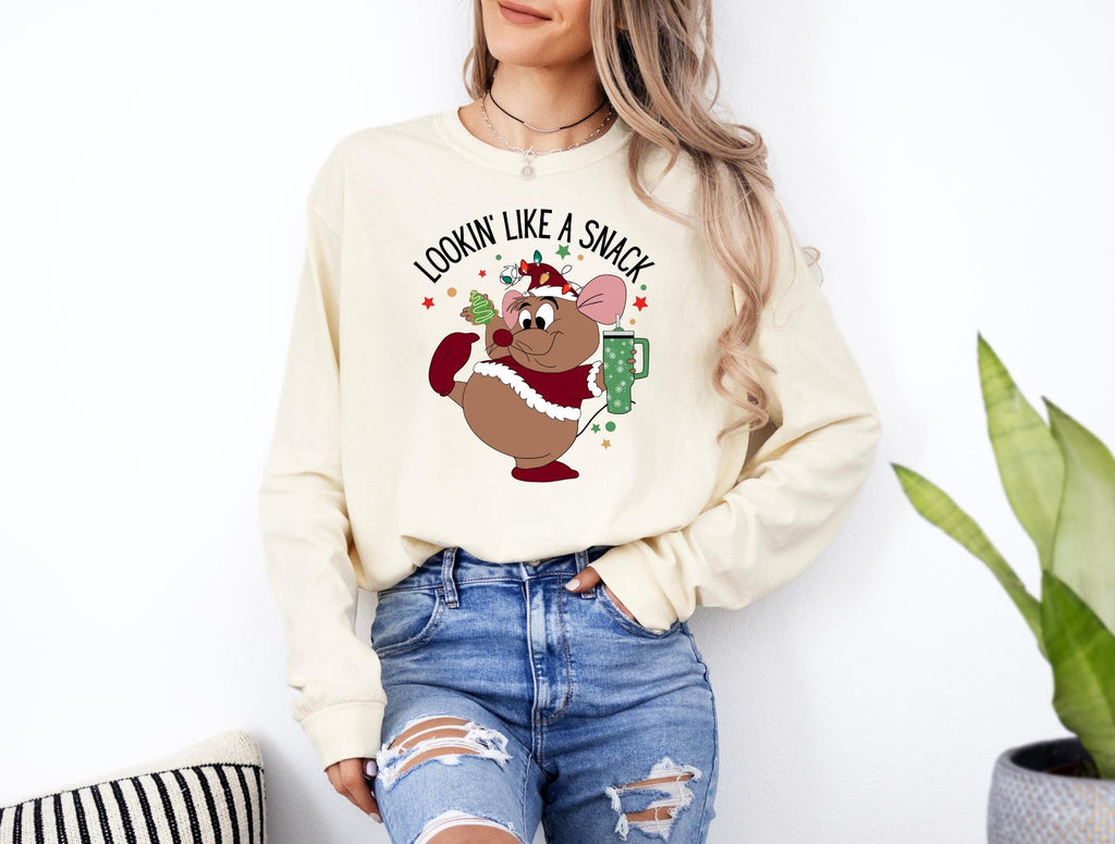 Gus Gus Christmas Shirt Lookin Like A Snack Comfort Colors