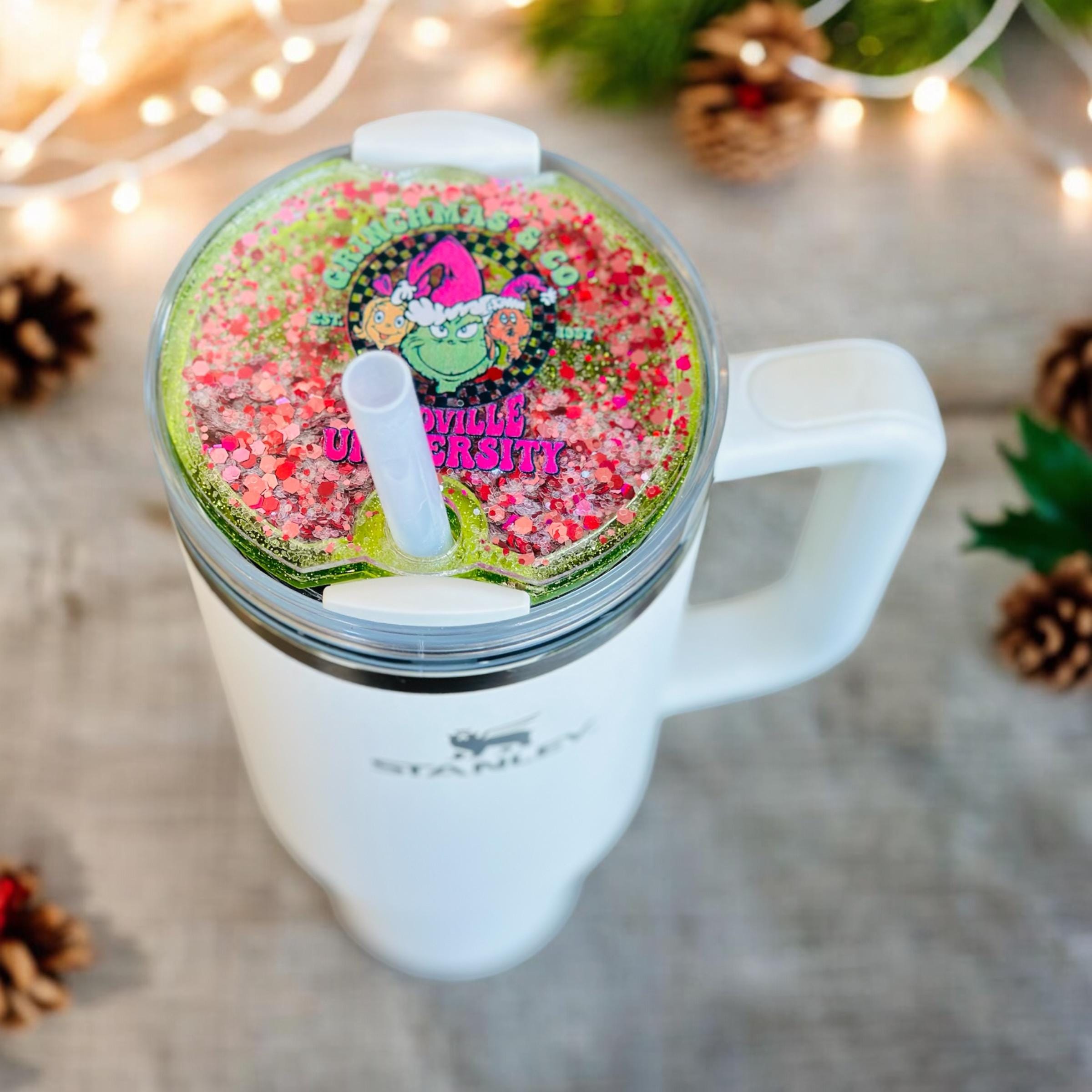 Grinch Inspired Stanley Shaker Topper