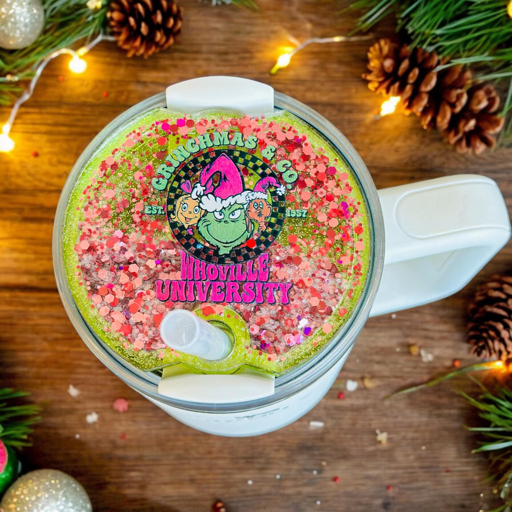 Grinch Inspired Stanley Shaker Topper