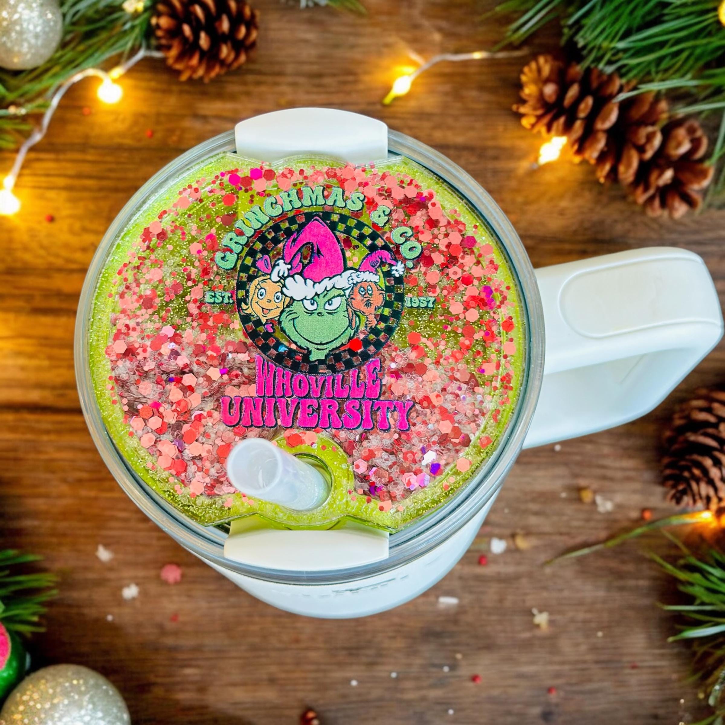 Grinch Inspired Stanley Shaker Topper