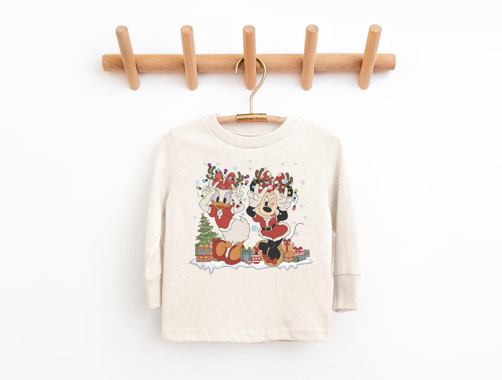 Disney Minnie Daisy Christmas Sweatshirt Toddler Shirt