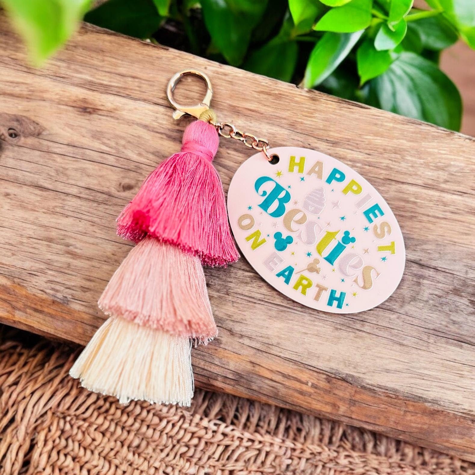 Disney Besties Keychain Bag Tag