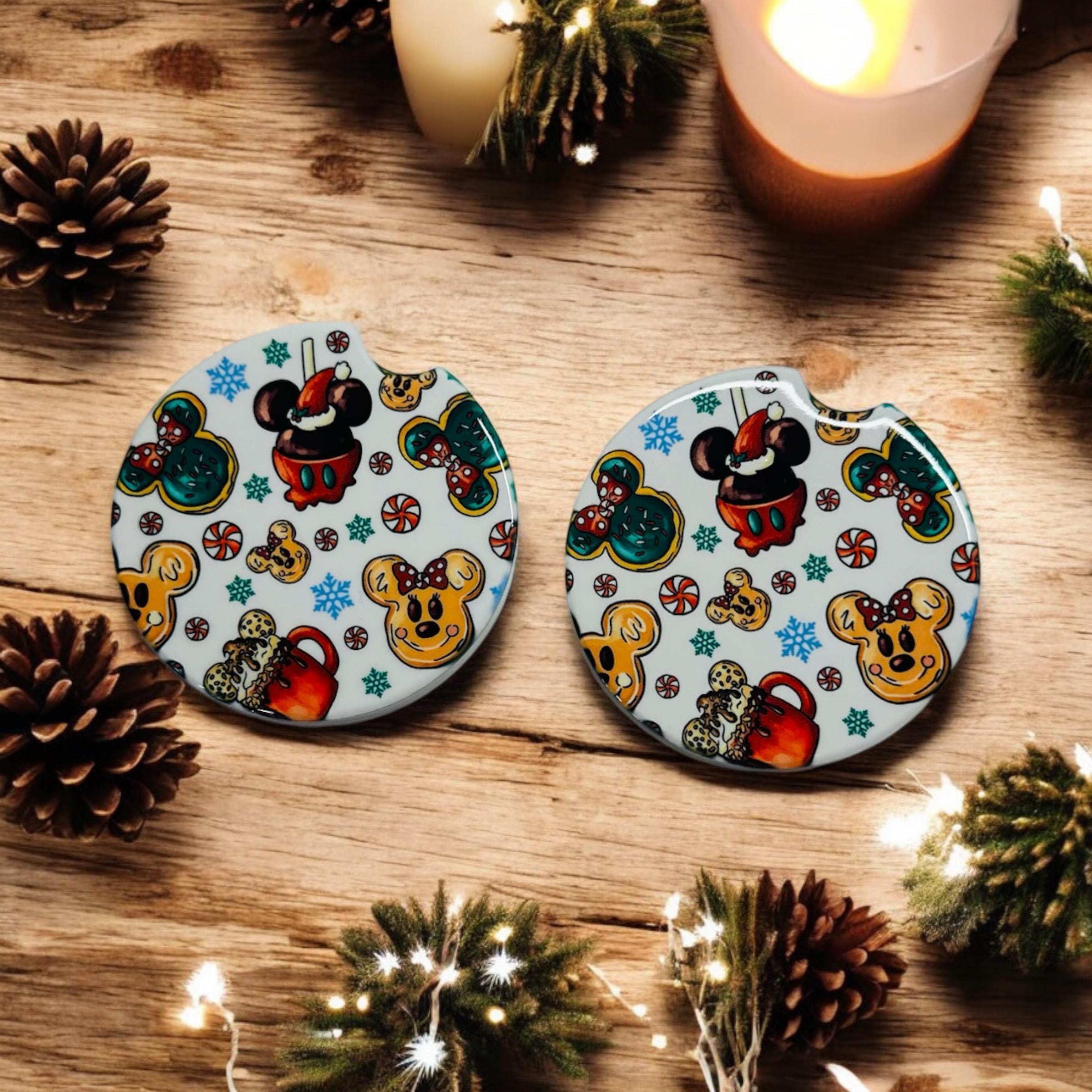 Disney Christmas Snacks Car Coaster Set