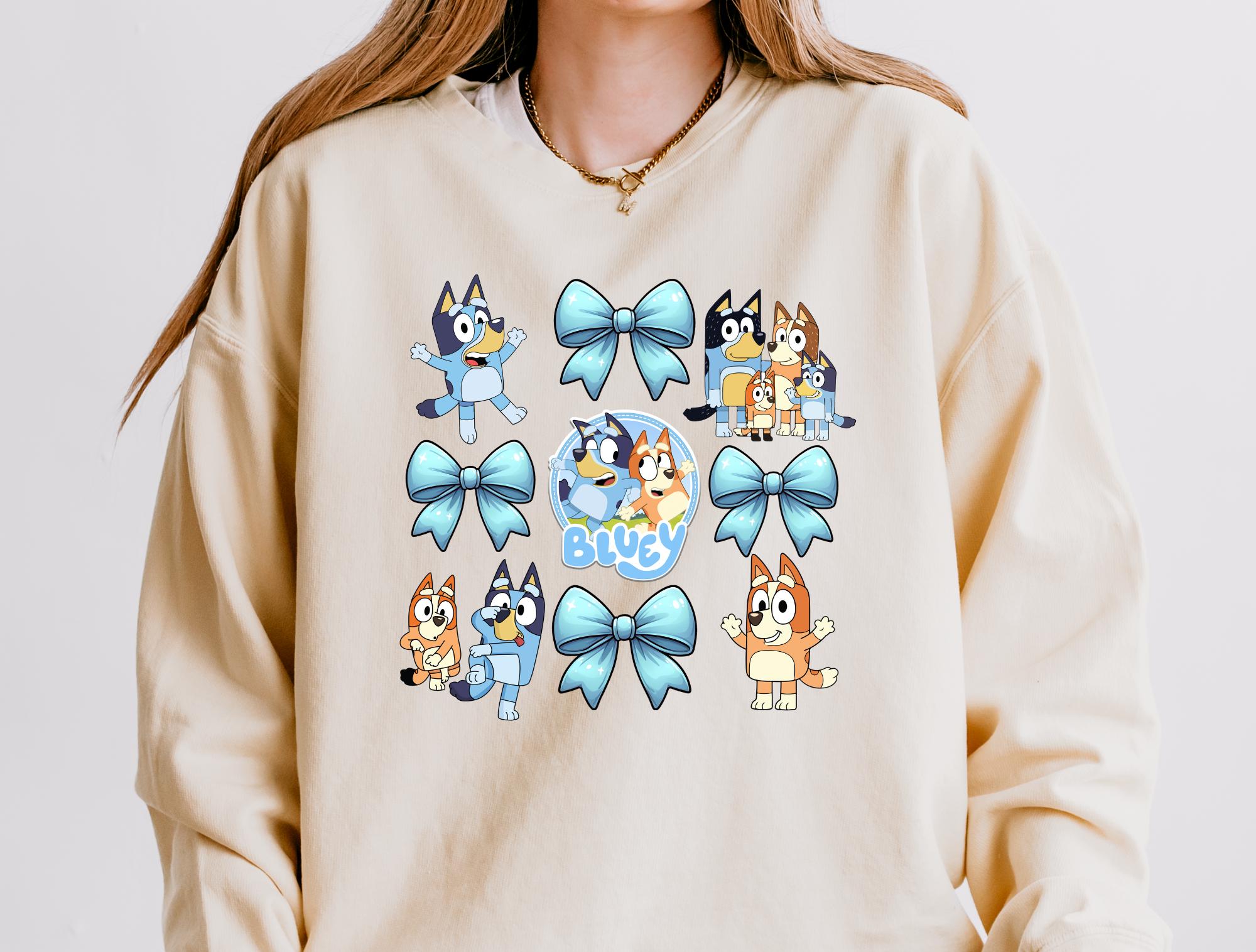 Disney Bluey Coquette Sweatshirt Comfort Colors