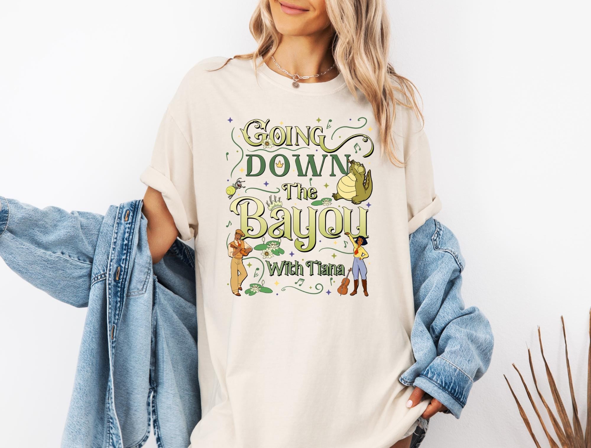 Disney Tiana Princess and Frog T-Shirt Comfort Colors
