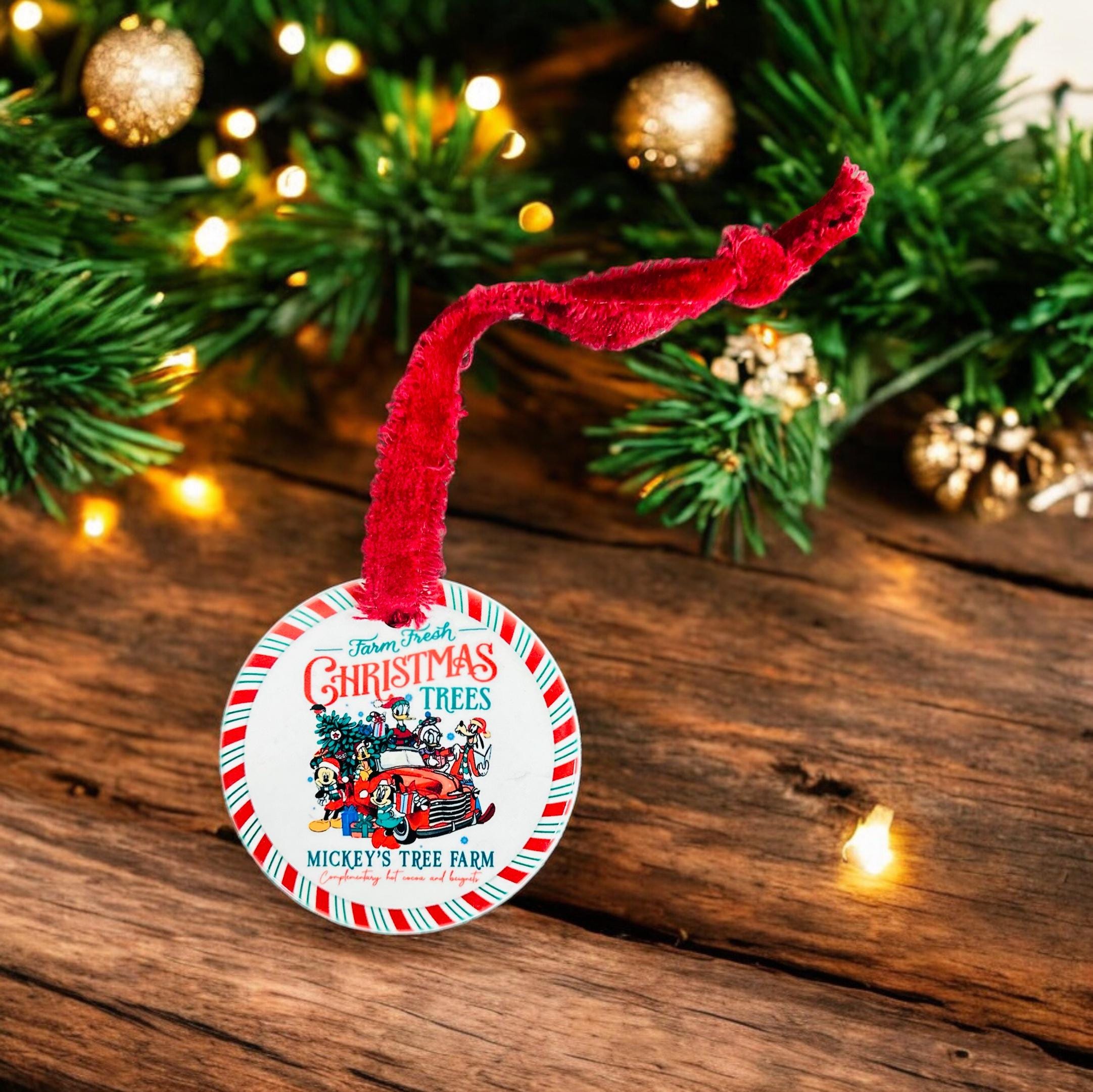 Disney Christmas Mickeys Tree Farm Ornament