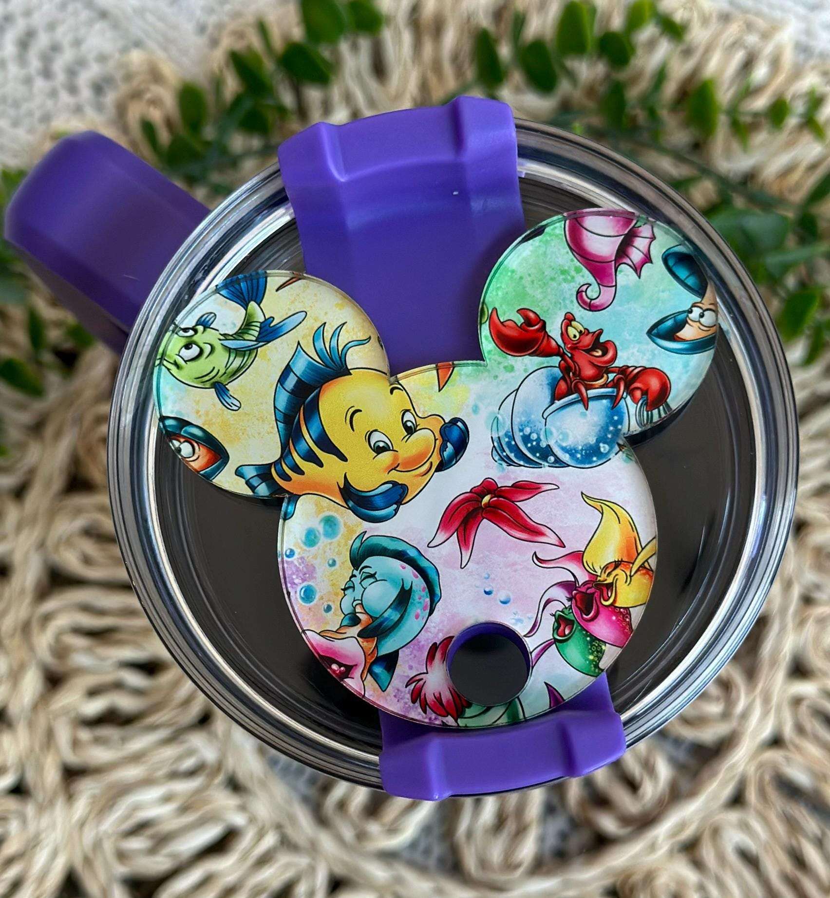 Disney Little Mermaid Stanley Tumbler Topper