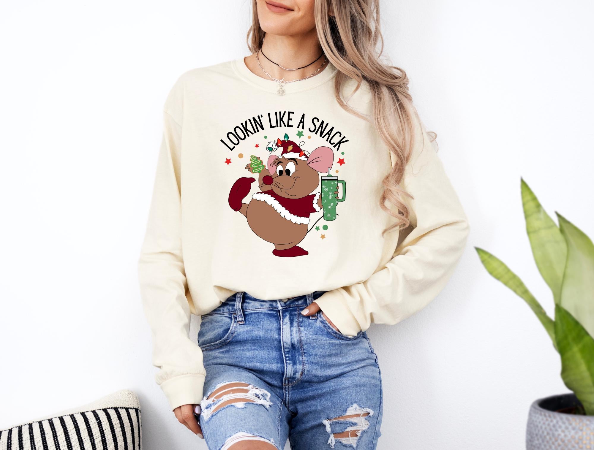 Gus Gus Christmas Shirt Lookin Like A Snack Comfort Colors