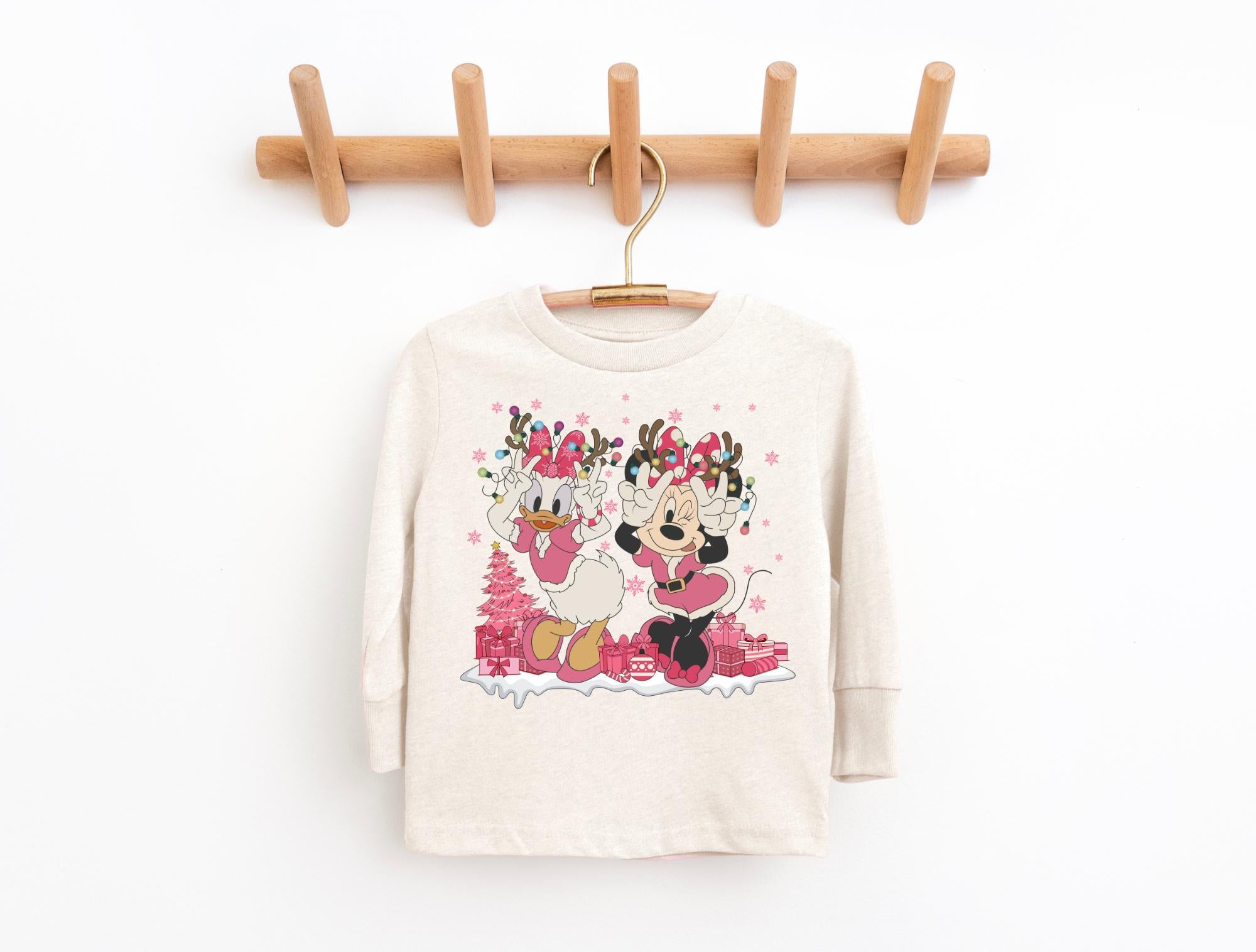 Disney Minnie Daisy Christmas Sweatshirt Toddler Shirt