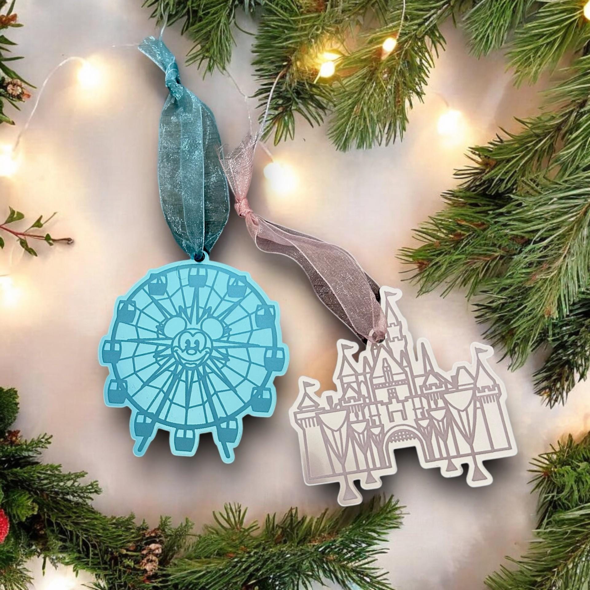 Disneyland California Adventure Christmas Ornament Set