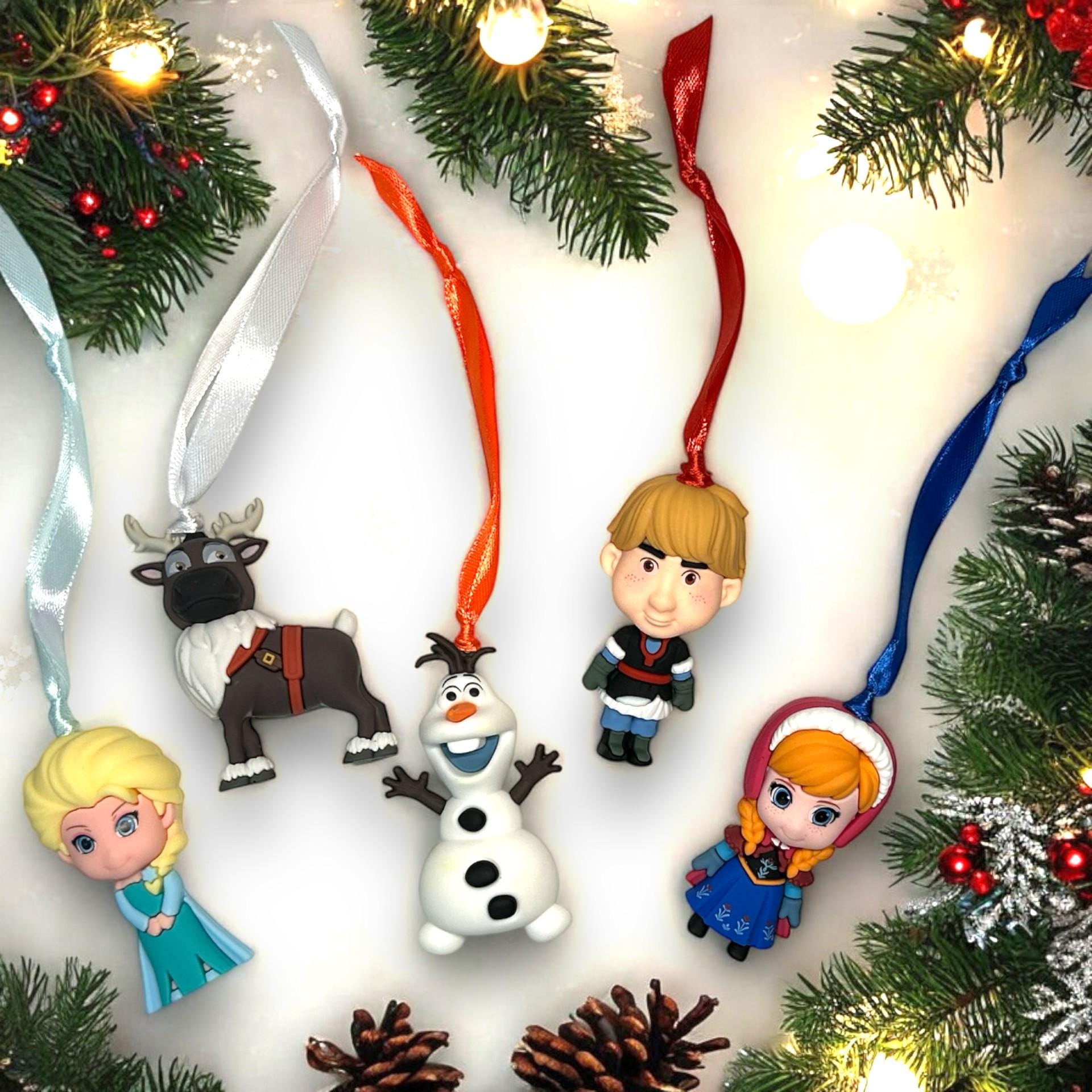 Disney Frozen Christmas Ornament Set of 5