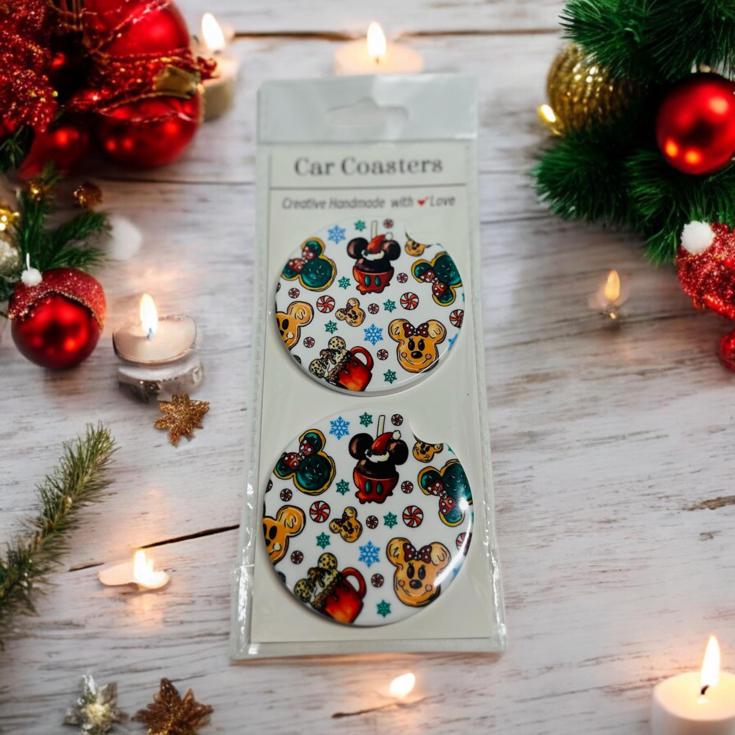 Disney Christmas Snacks Car Coaster Set