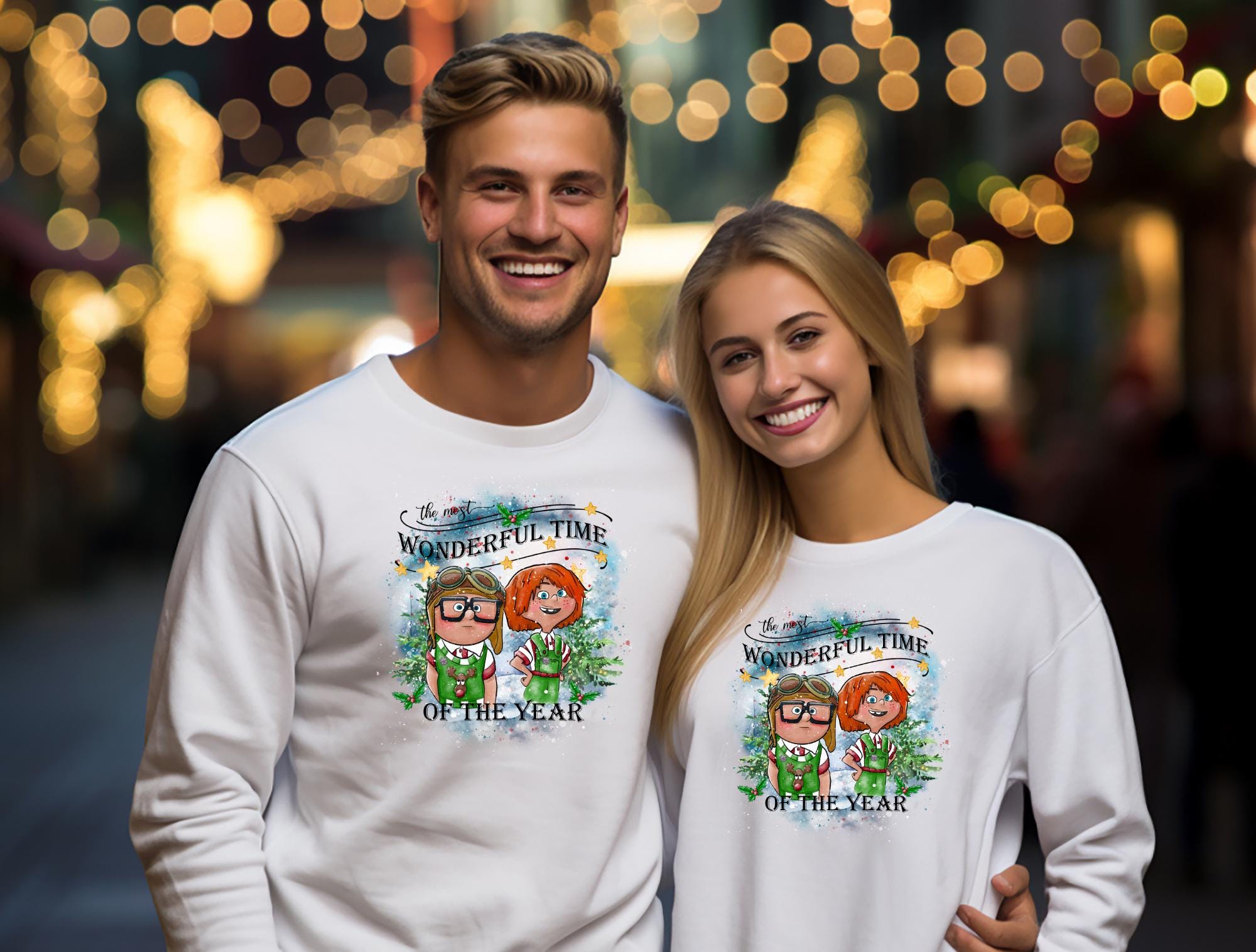 Carl Ellie UP Christmas Sweatshirt