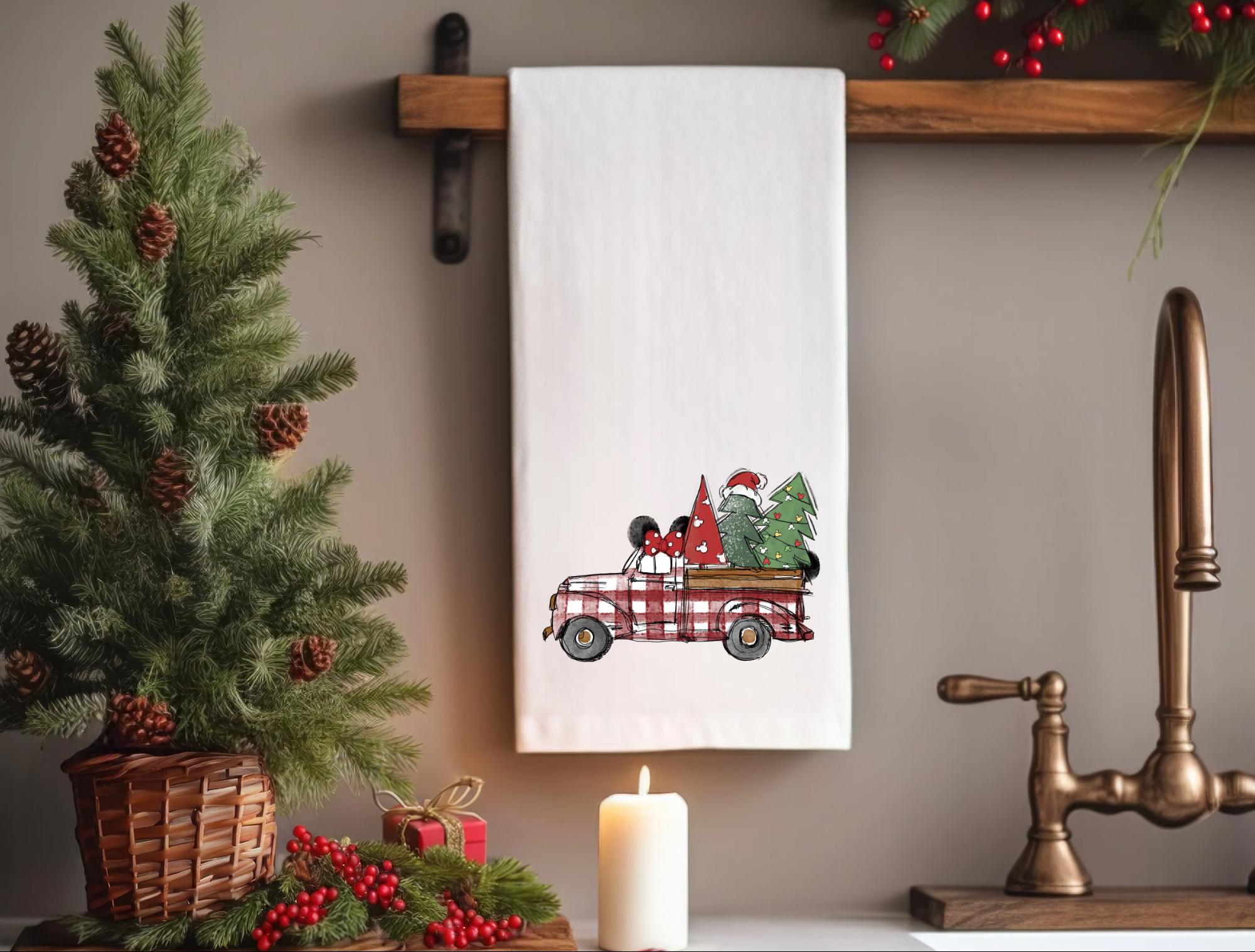 Disney Christmas Mickey Towel Home Decor