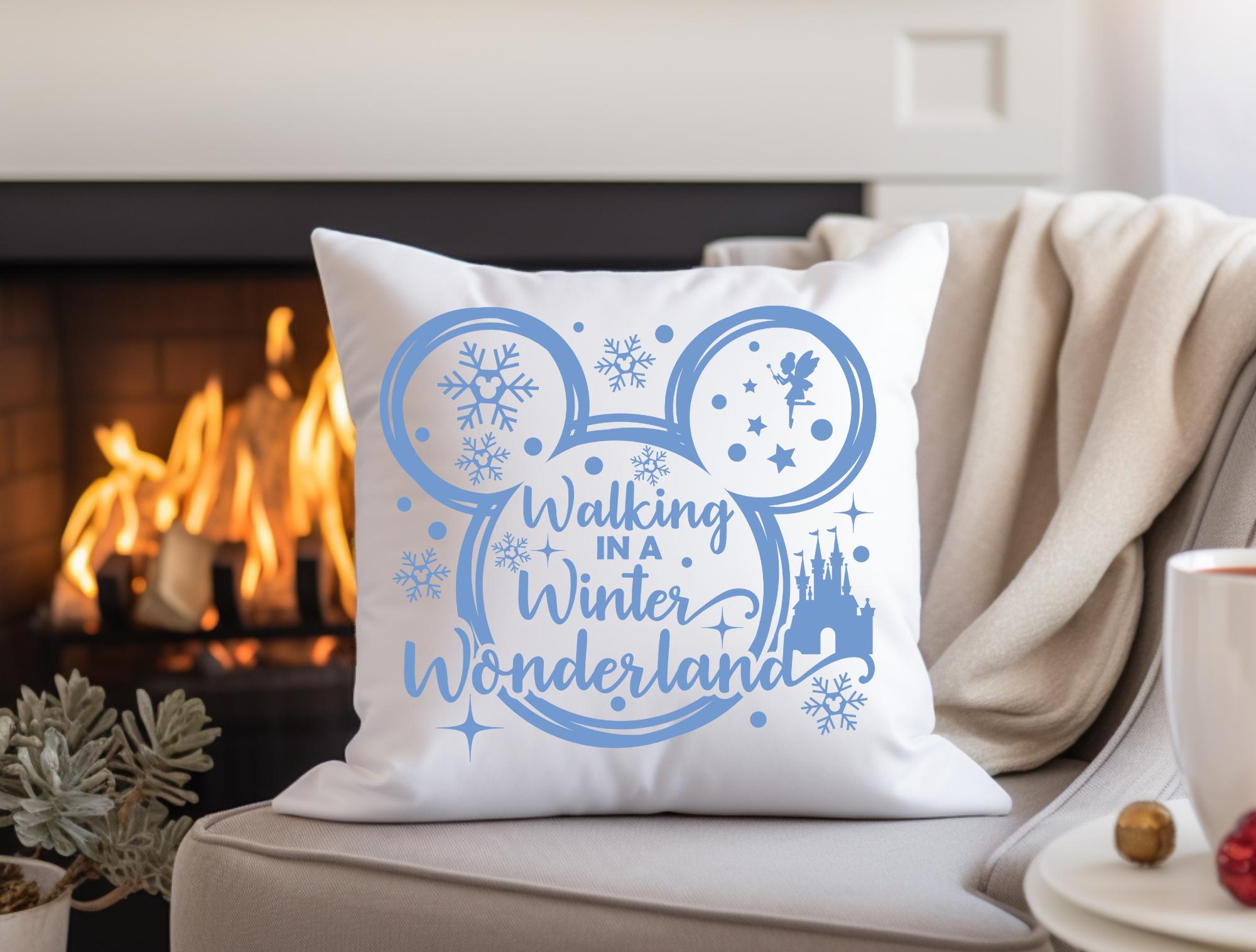 Disney Castle Mickey Pillow Cover