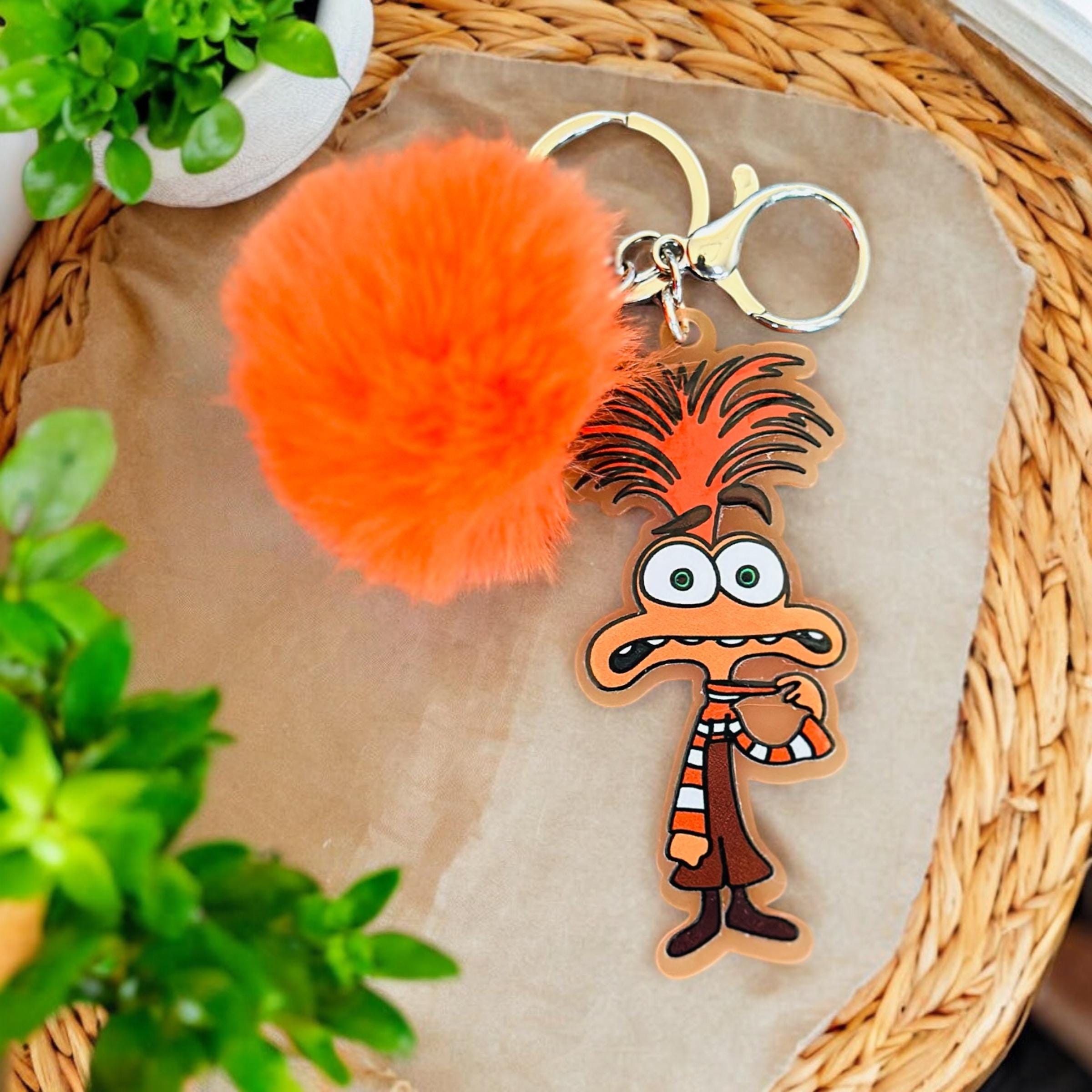 Disney Inside Out Anxiety Keychain Bag Tag