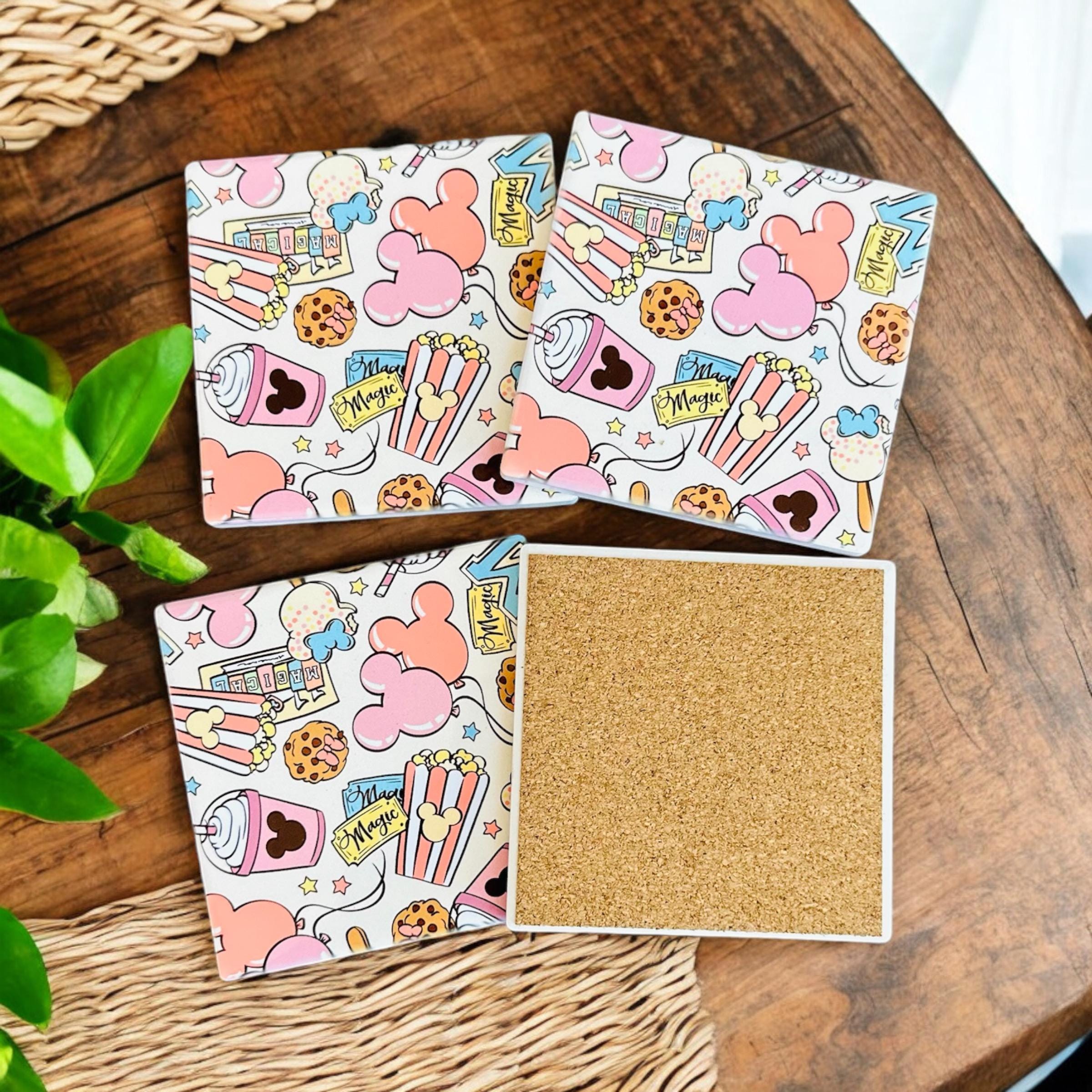 Disney Mickey Snack Coasters Set of 4