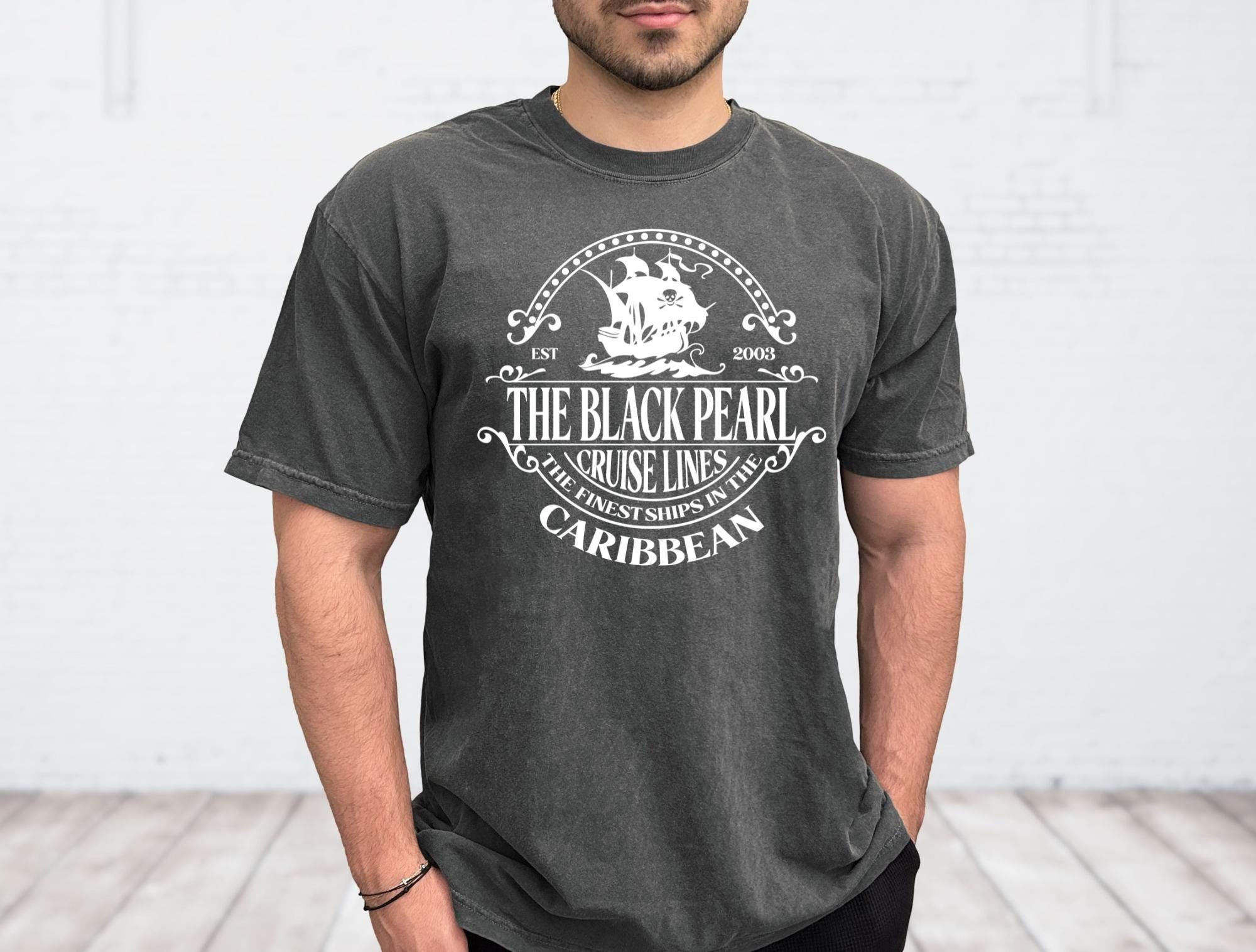 Disney Pirates Black Pearl T-Shirt Comfort Colors