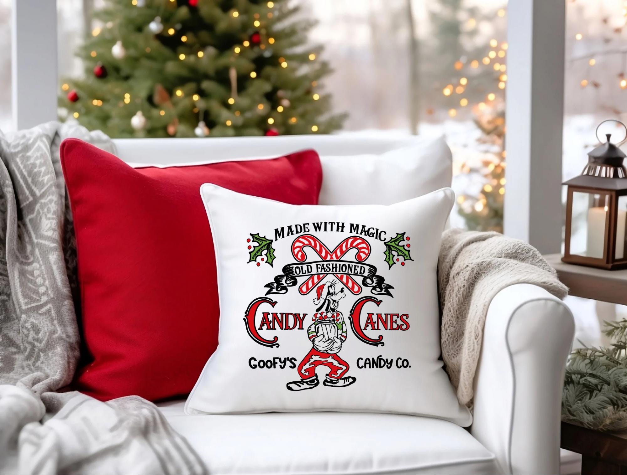 Disney Goofy Christmas Pillow Cover Home Decor