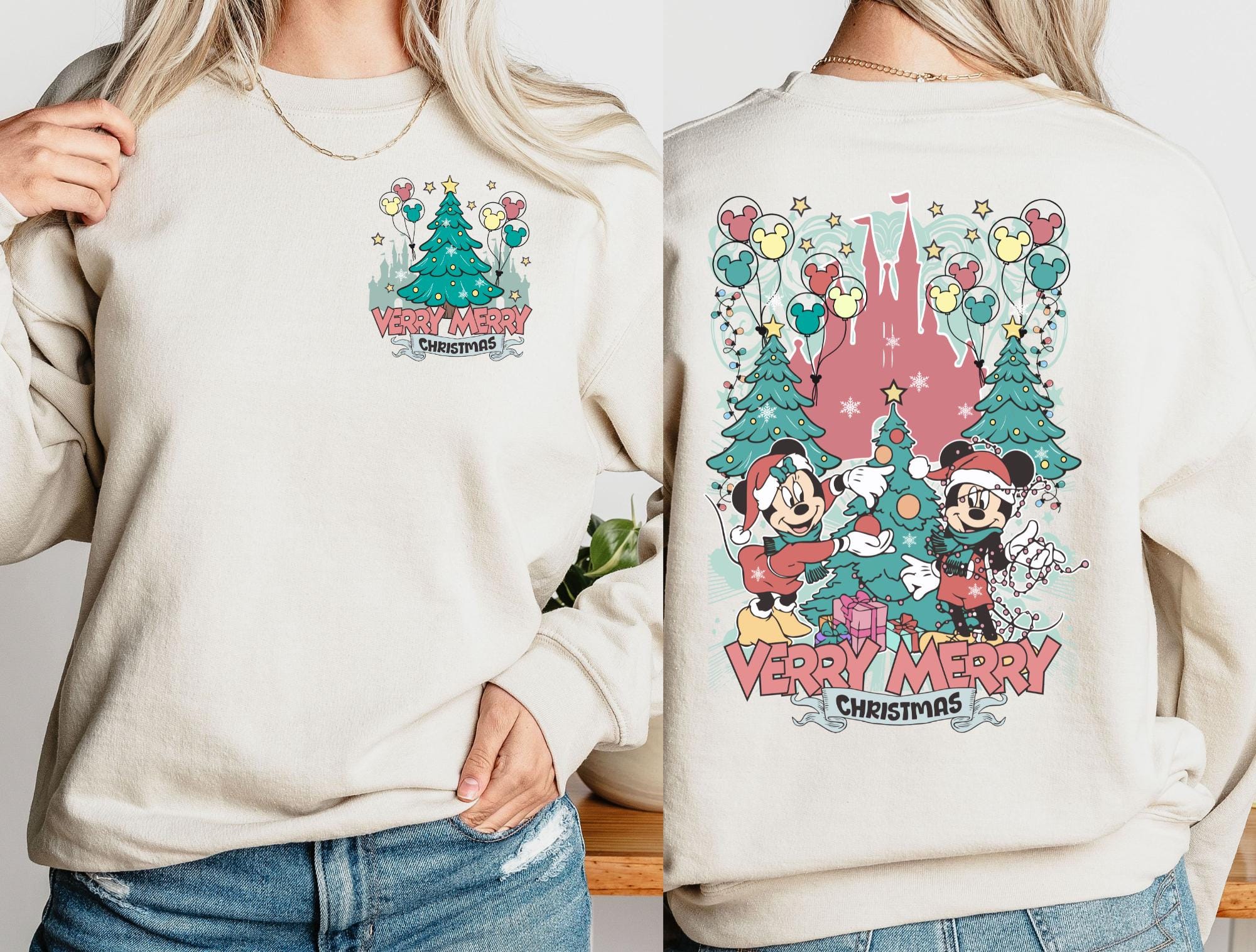 Disney Mickey's Very Merry Christmas Sweatshirt