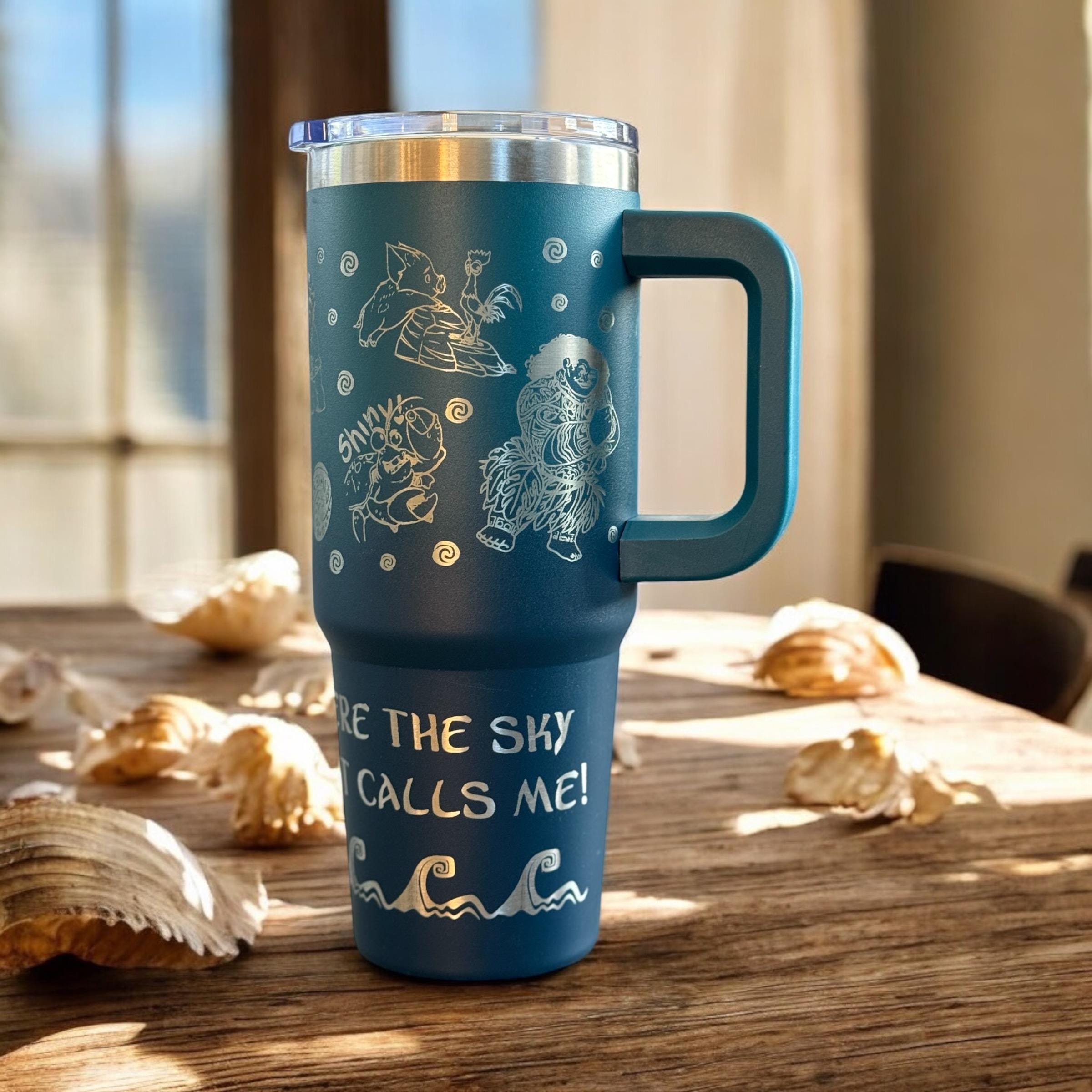 Disney Moana 30 OZ Engraved Tumbler